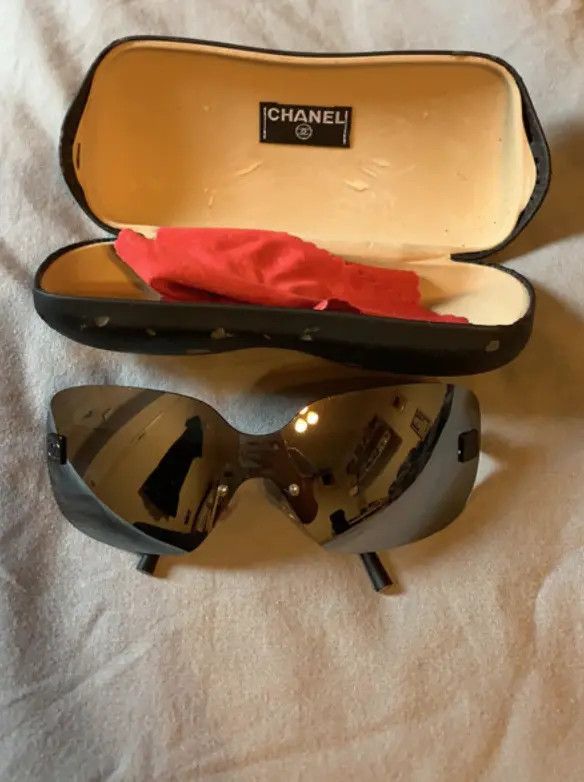 Chanel CHANEL Sunglasses 4029 Rimless Rhinestone 4017 Vintage Size ONE SIZE - 2 Thumbnail