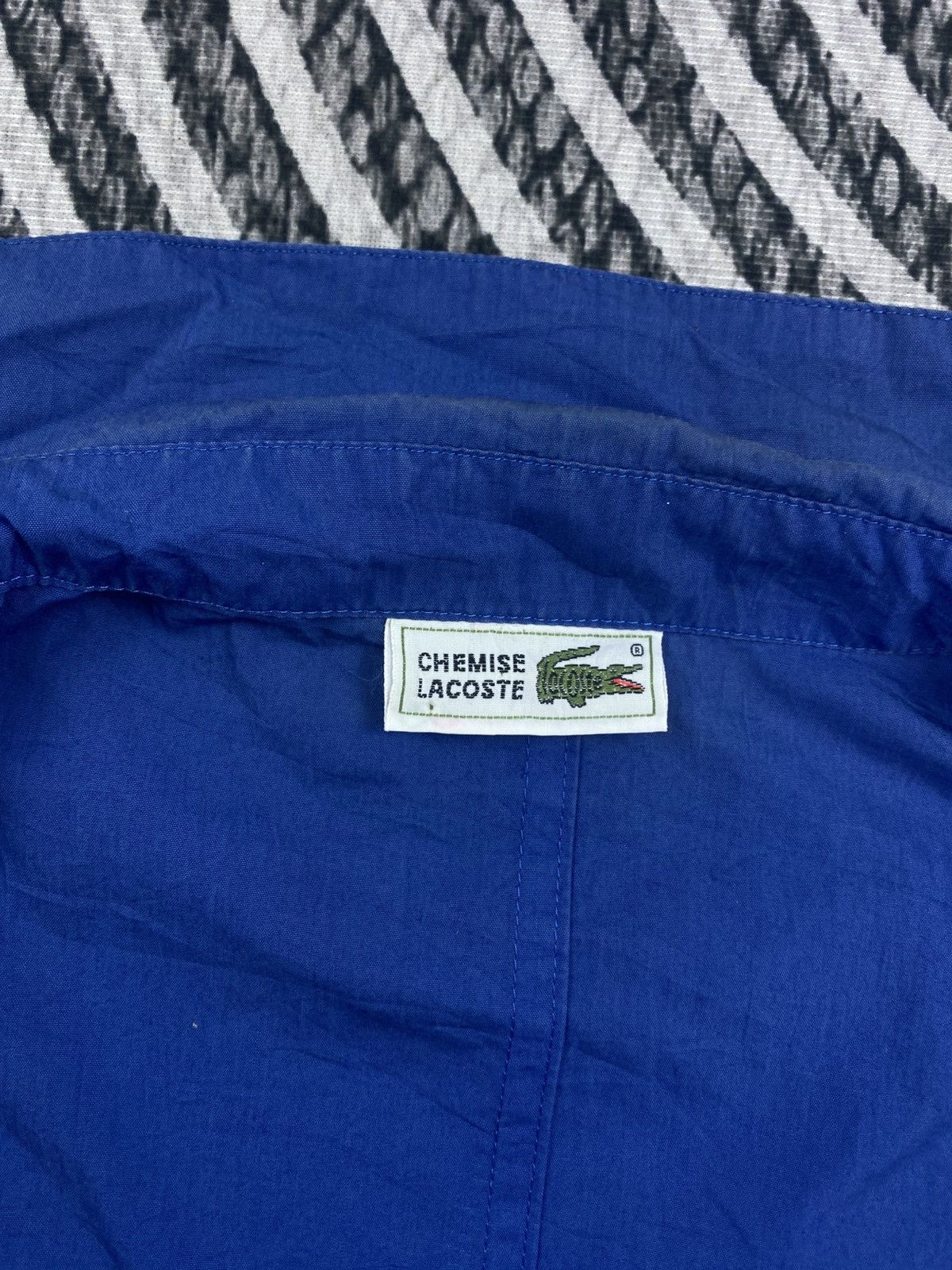 Lacoste Vintage Lacoste Blue Alligator Logo Zipper Jacket Size US L / EU 52-54 / 3 - 10 Thumbnail