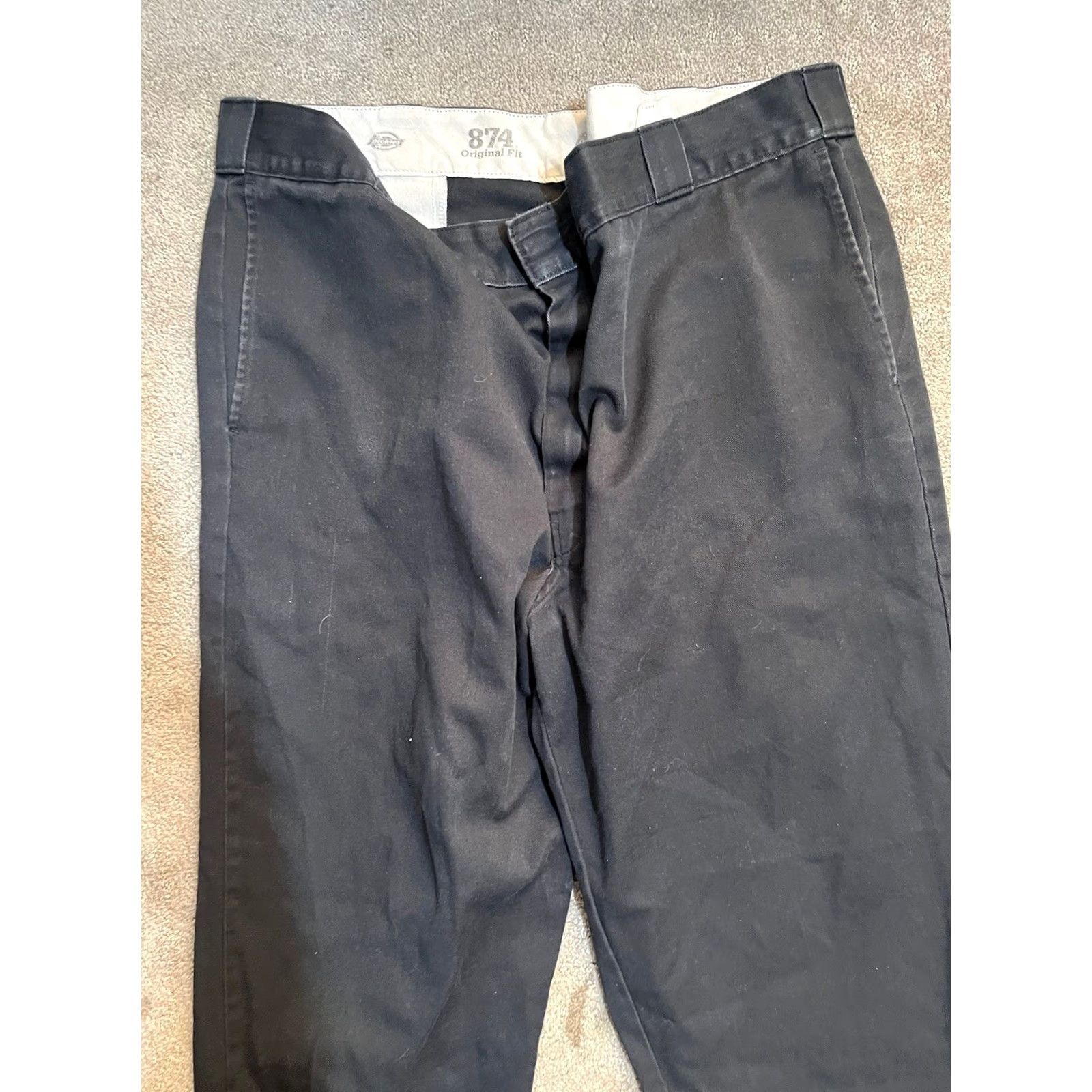 Dickies Dickies 874 Original Fit Black Pants Men's Work Pants Flex 44x30 Solid Dickies 874 Pants Men Black 44x30 Casual Workwear Size US 44 / EU 60 - 4 Thumbnail