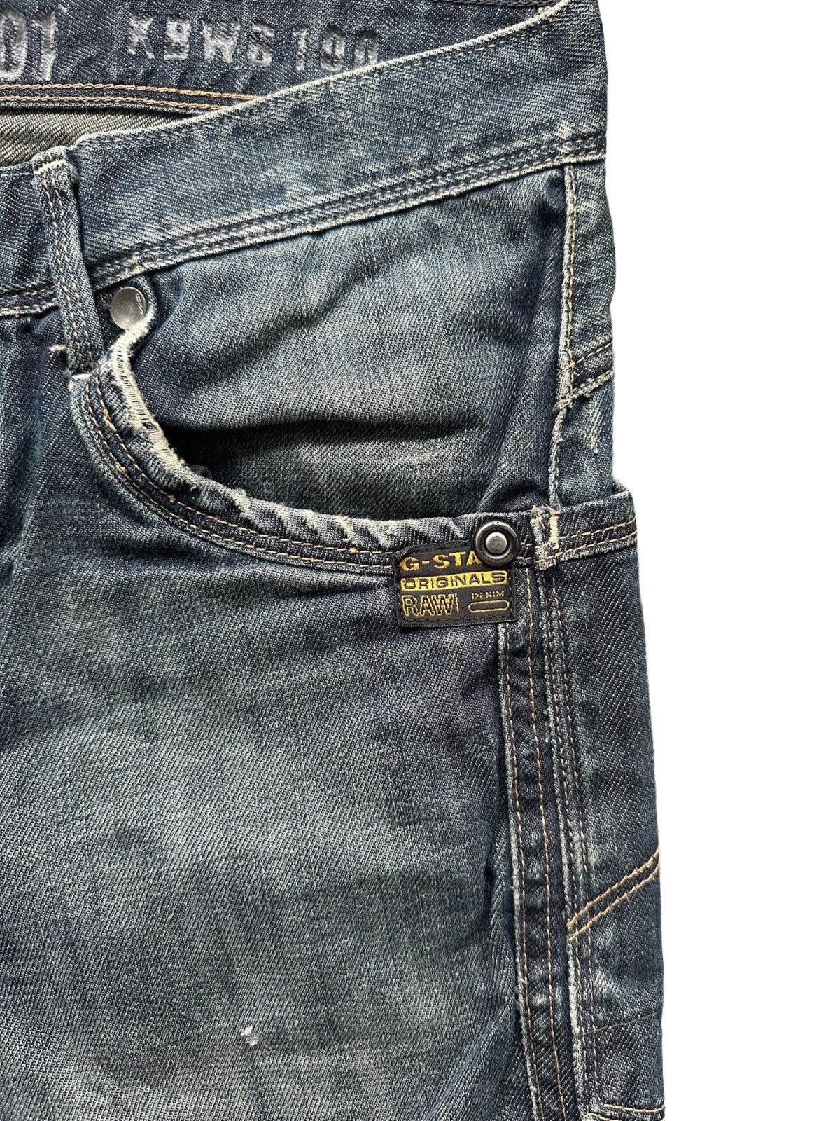 G-Star G Star Raw Grey Denim Jeans Size US 33 - 5 Thumbnail