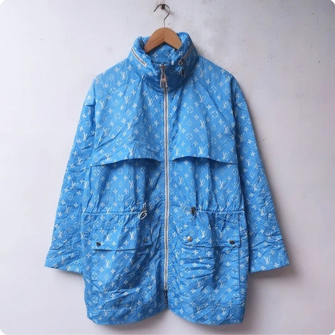 Designer × Vintage Vtg Louis Vuitton Monogram Polyester Women Jacket Size XL / US 12-14 / IT 48-50 - 1 Thumbnail