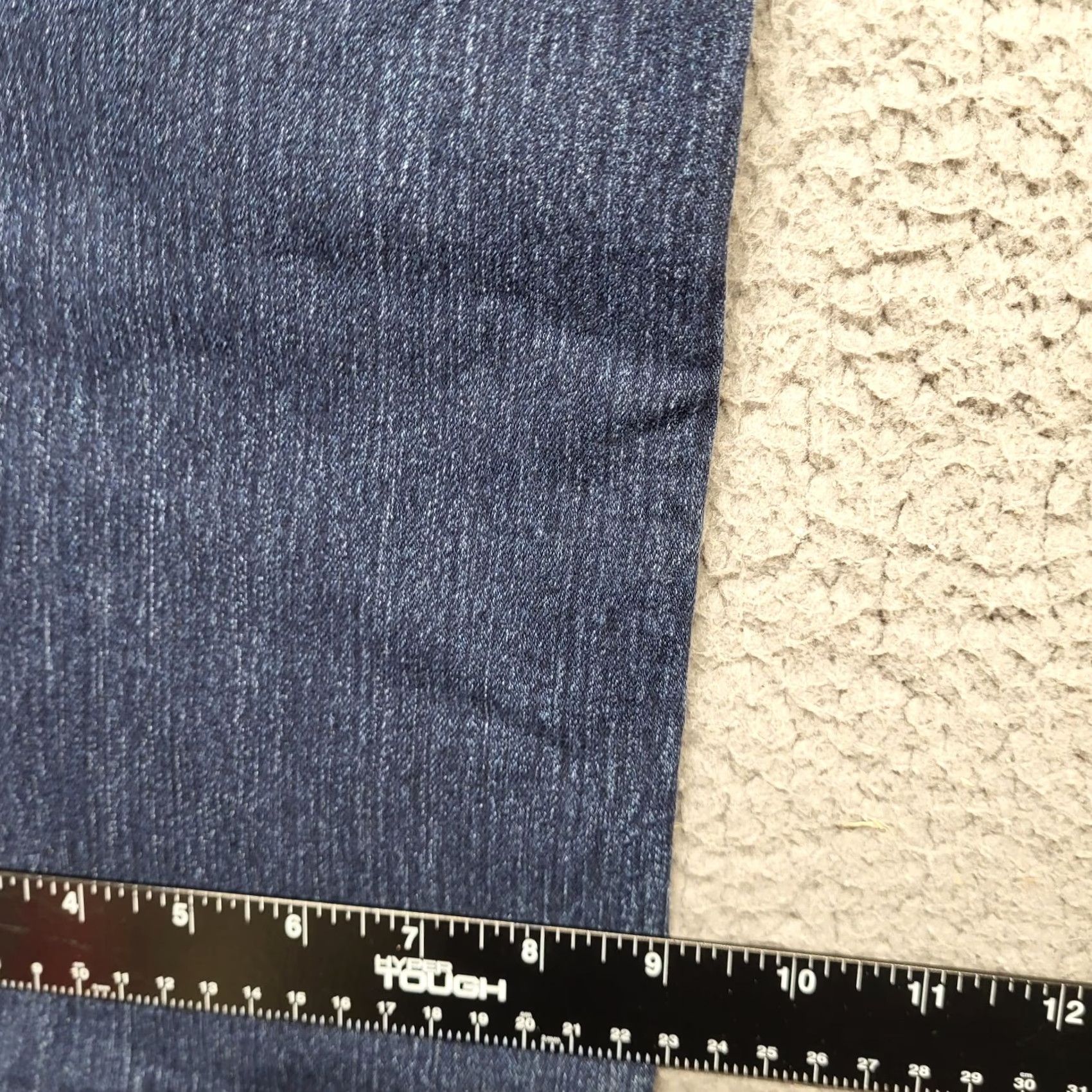 Lee VINTAGE Lee Jeans Women's 12M Mid Rise Bootcut Dark Wash Denim Stretch Cowgirl Regular 5-Pocket Blue Womens Jeans Size 34" / US 12 / IT 48 - 5 Thumbnail