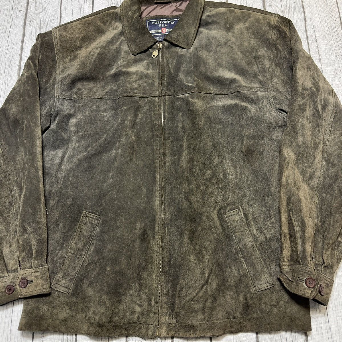 Free Country × Vintage Vintage suede jacket Size US M / EU 48-50 / 2 - 3 Thumbnail