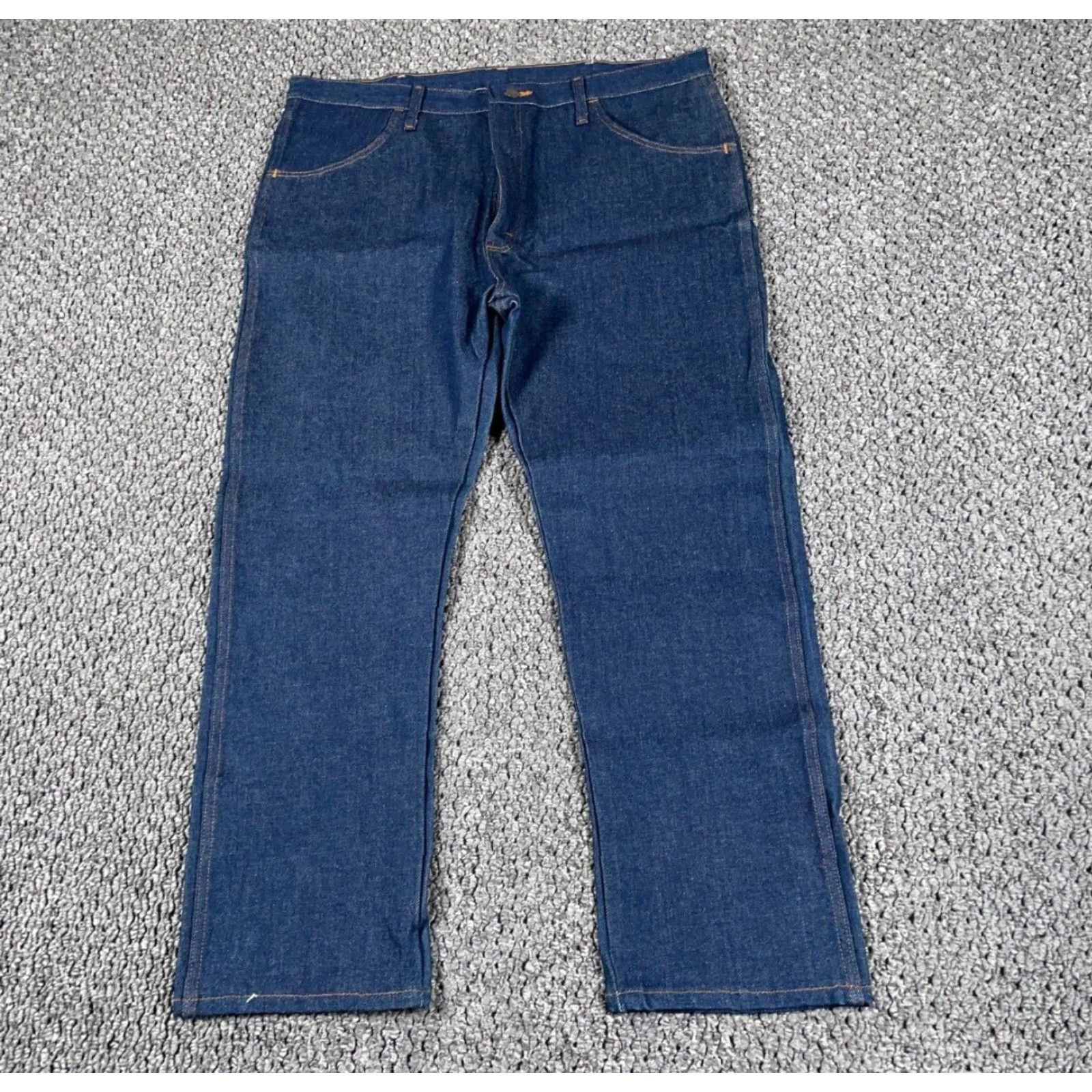 VINTAGE Rustler Men's Jeans Bootcut Fit 40 x 29 Denim 80s USA Made