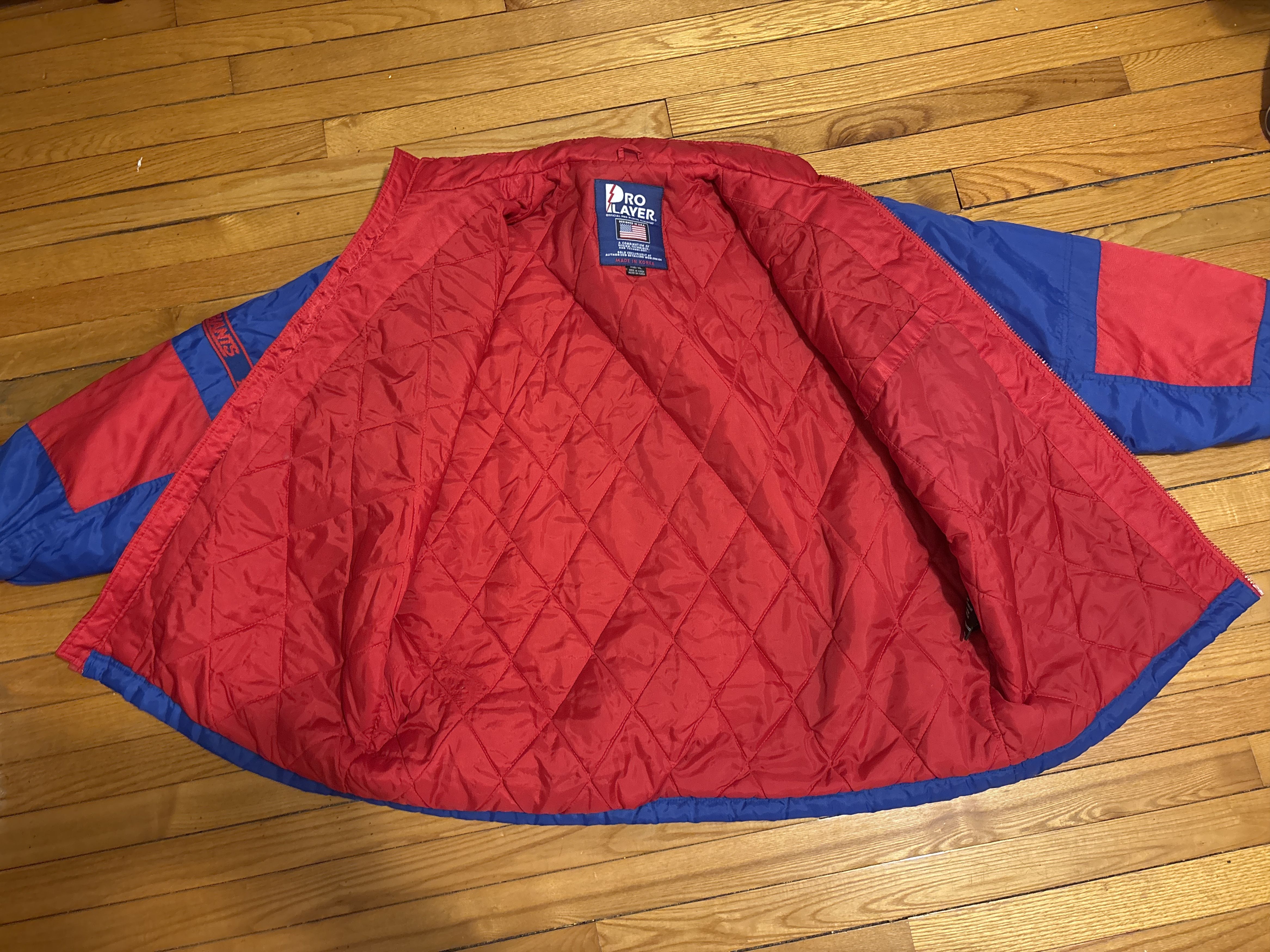 Pro Player Nyg puffer jacket Size US XL / EU 56 / 4 - 2 Thumbnail