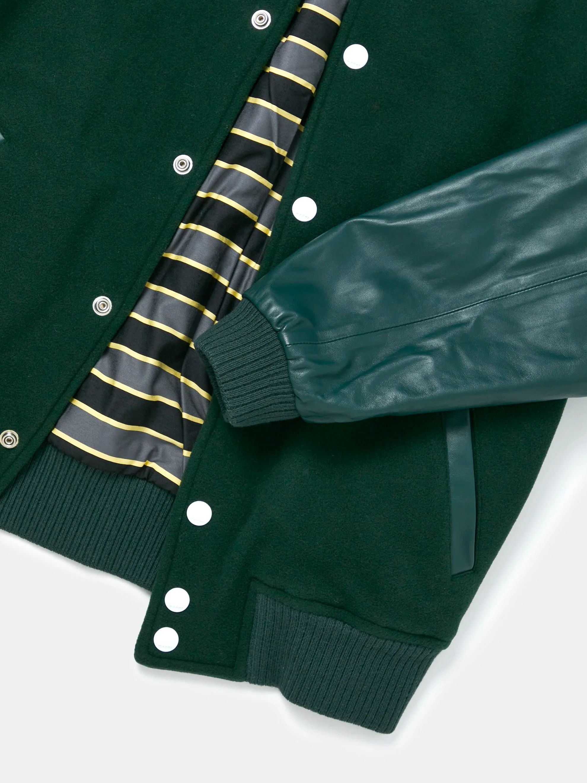 🇮🇹 Marni Felt and Leather Bomber Jacket