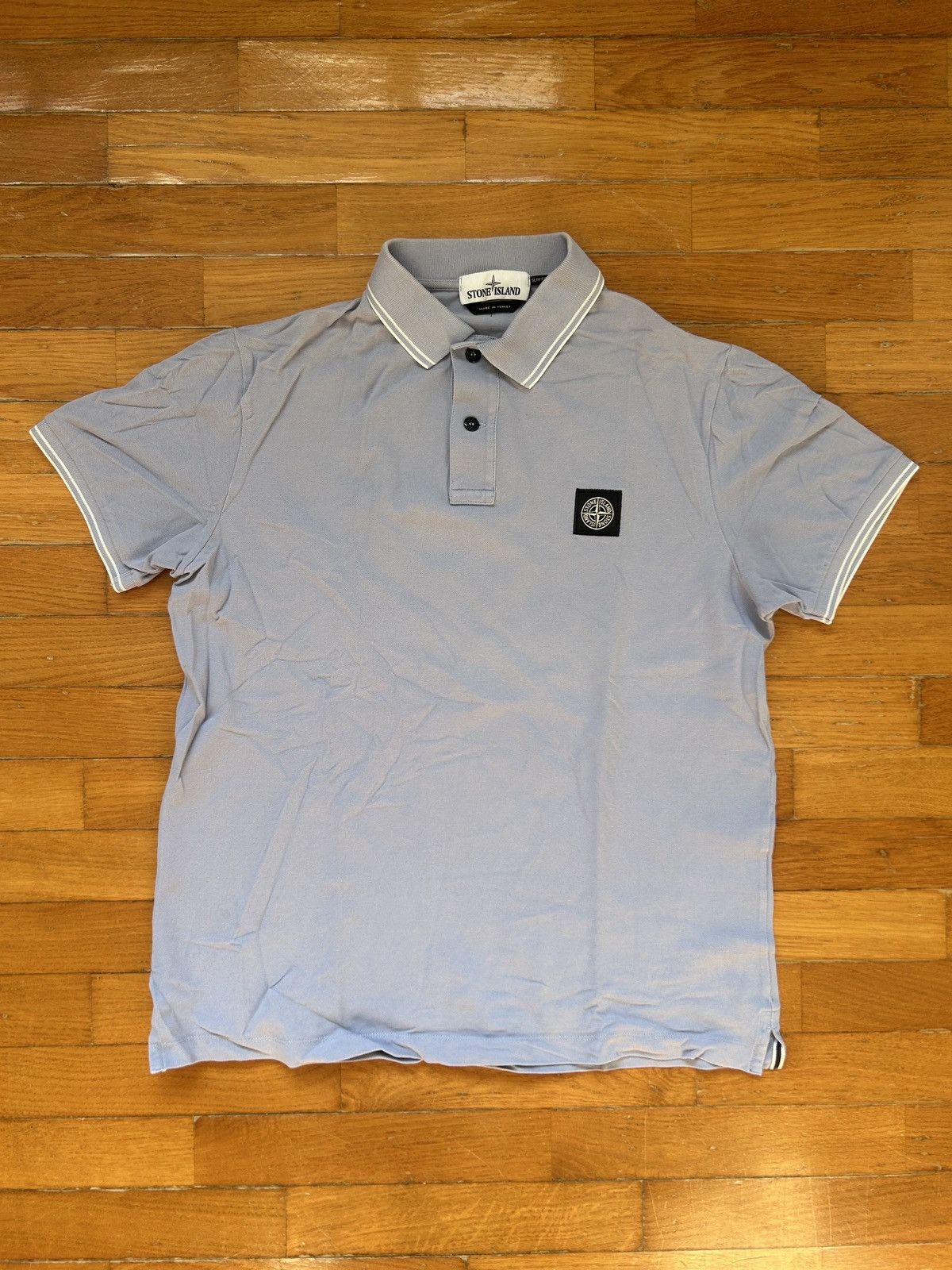 Stone Island Stone Island purple/blue polo Size US XL / EU 56 / 4 - 1 Thumbnail