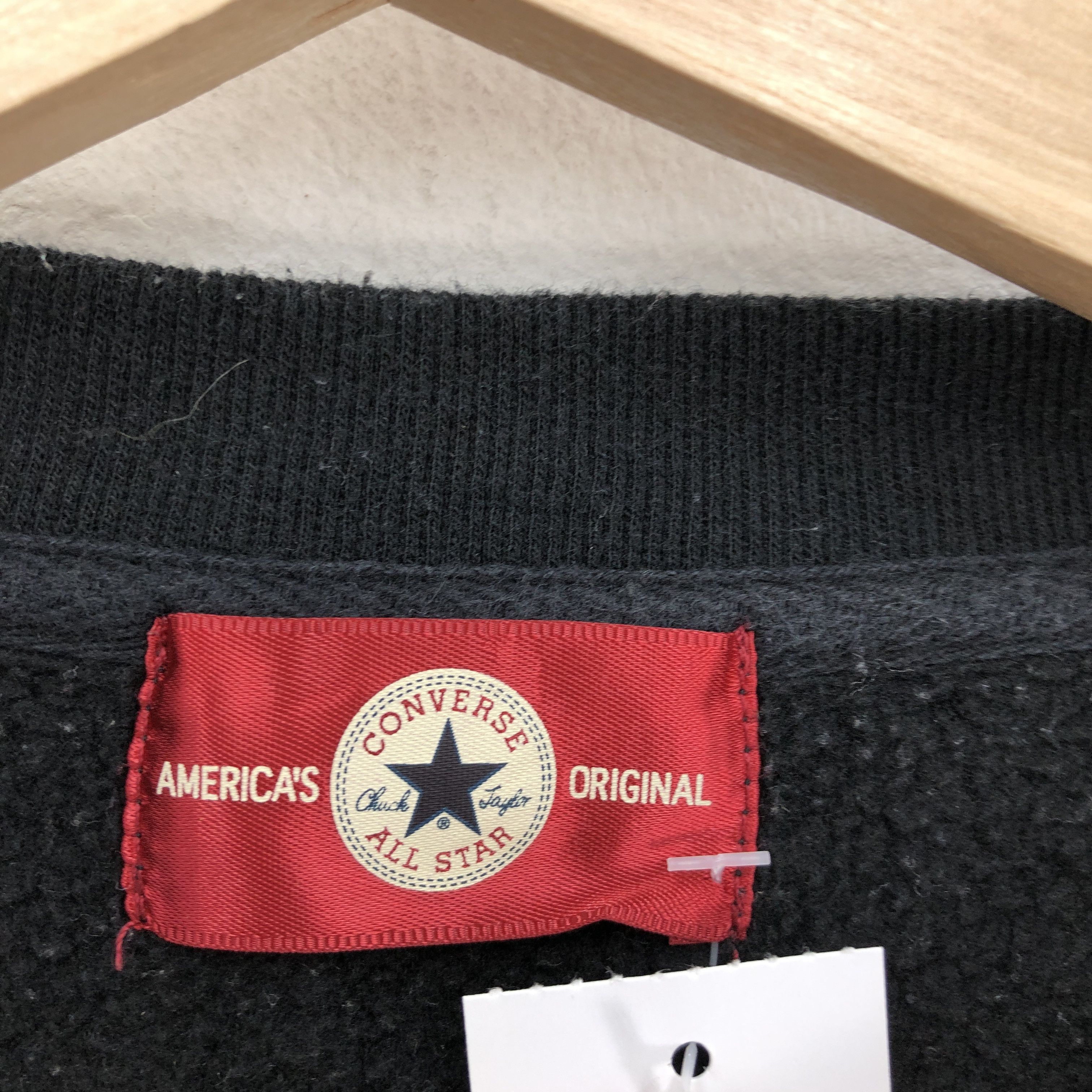 Converse × Vintage Vintage Converse Sweater Chuck Taylor Converse Sweatshirt Size US L / EU 52-54 / 3 - 4 Thumbnail