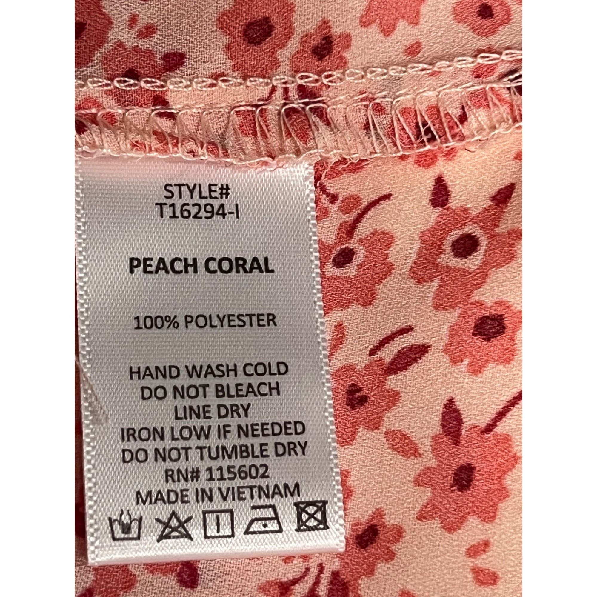 Other LUSH Tie Back Camisole , Floral, Peach Coral, S Size S / US 4 / IT 40 - 7 Thumbnail