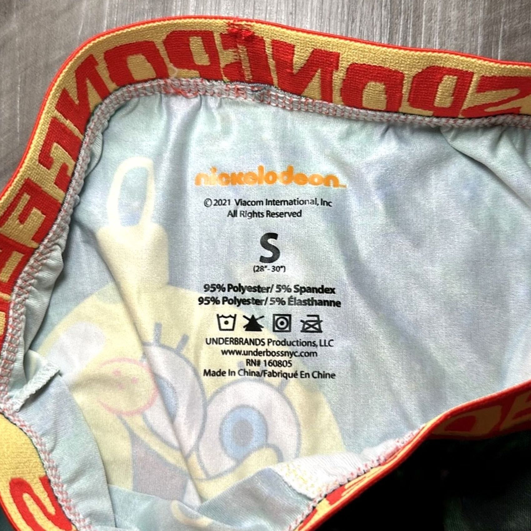 Nickelodeon Nickelodeon SpongeBob SquarePants Boxer Brief - Small Men Size S Regular Underwear Green Boxer Briefs Mens XS? Size US 29 - 3 Thumbnail