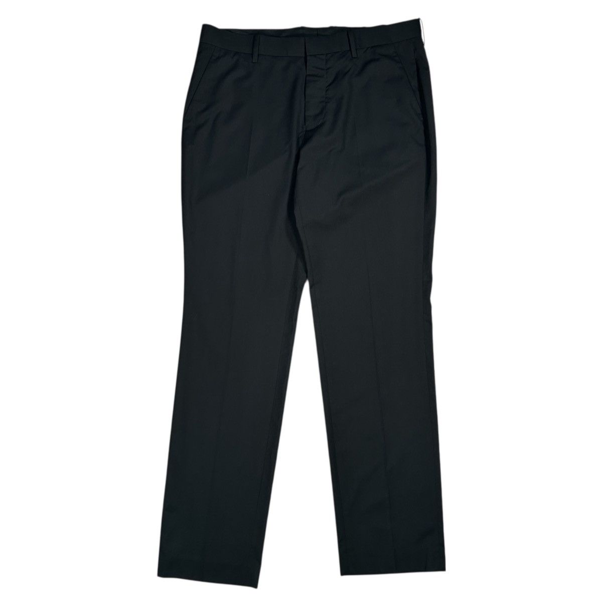 H&M Men’s H&M Black Regular Fit Casual Slacks Dress Pants Size US 36 / EU 52 - 2 Thumbnail