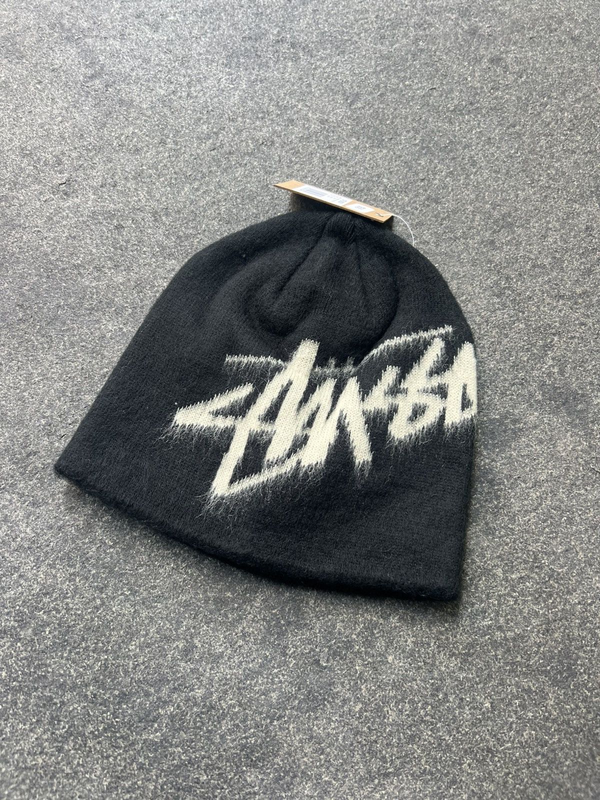 Stussy Brushed Out Stock Skullcap Black