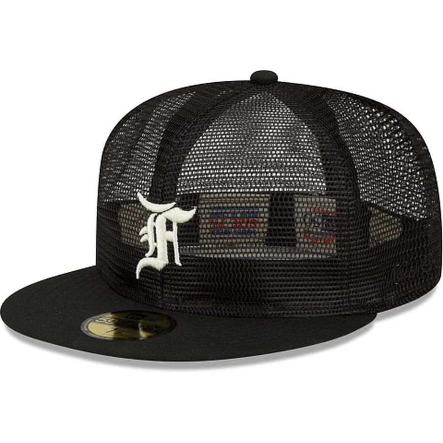 Essentials New Era Fear of God Essential Full Mesh 59FIFTY Fitted Hat Size 40 - 1 Thumbnail