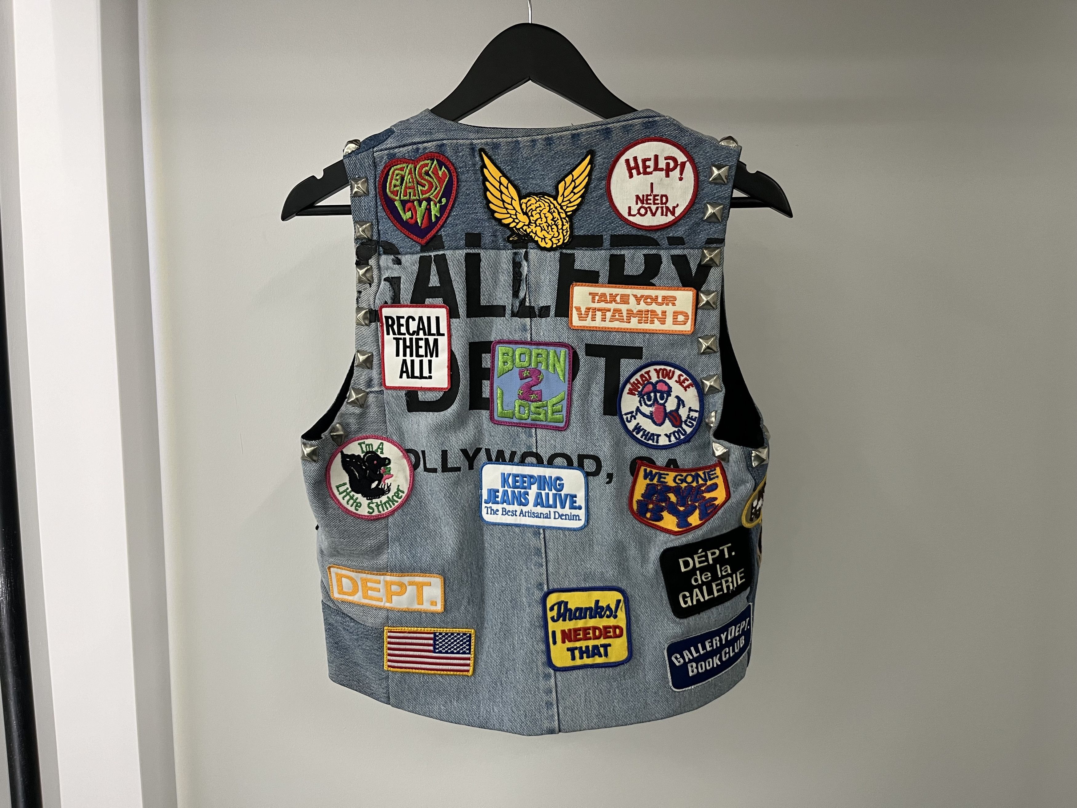Gallery Dept. Rotten Gilet Patch Denim Vest Size US XS / EU 42 / 0 - 2 Thumbnail