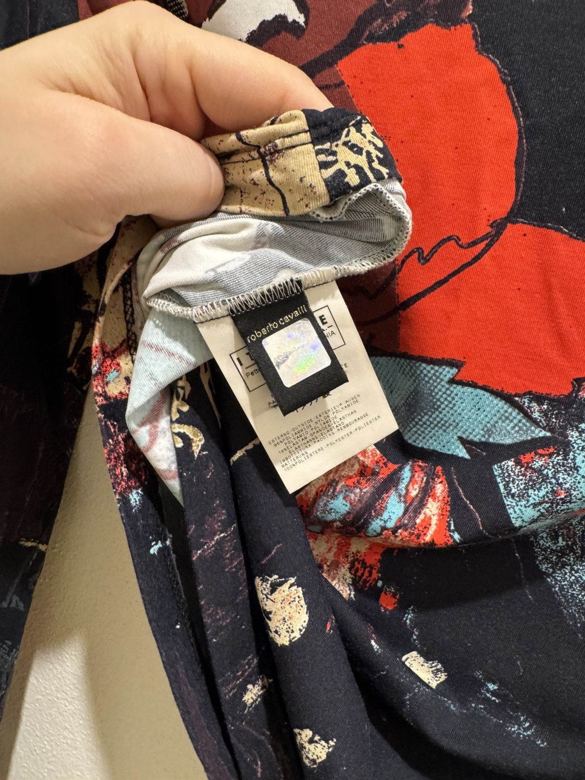 Japanese Brand × Just Cavalli × Vintage Vintage Rare Just Roberto Cavalli Geisha print blouse long Size L / US 10 / IT 46 - 9 Thumbnail