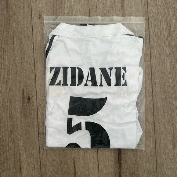 Adidas Zidane #5 Real Madrid Home Retro Jersey 2002 UCL Final White Size US XL / EU 56 / 4 - 3 Thumbnail