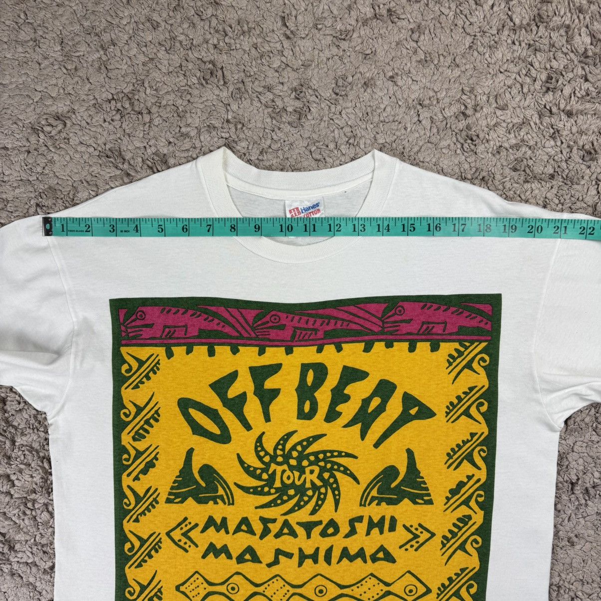 Vintage Vintage 1992 Off Beat Tour Masatoshi "Marcy" Mashima T-shirt Size US L / EU 52-54 / 3 - 17 Thumbnail