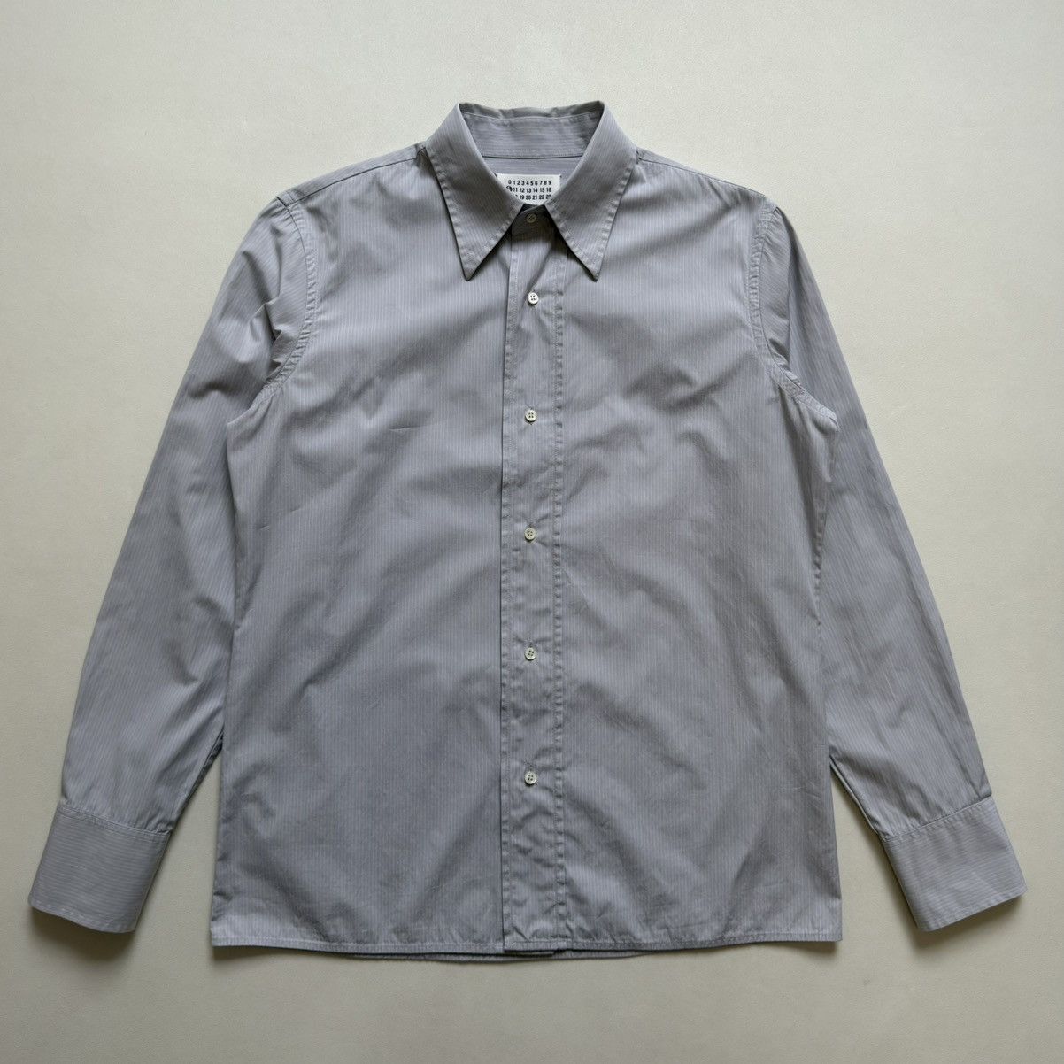 Maison Margiela A/W 02 ‘Oversized Button Track’ Striped Shirt Size US L / EU 52-54 / 3 - 2 Thumbnail