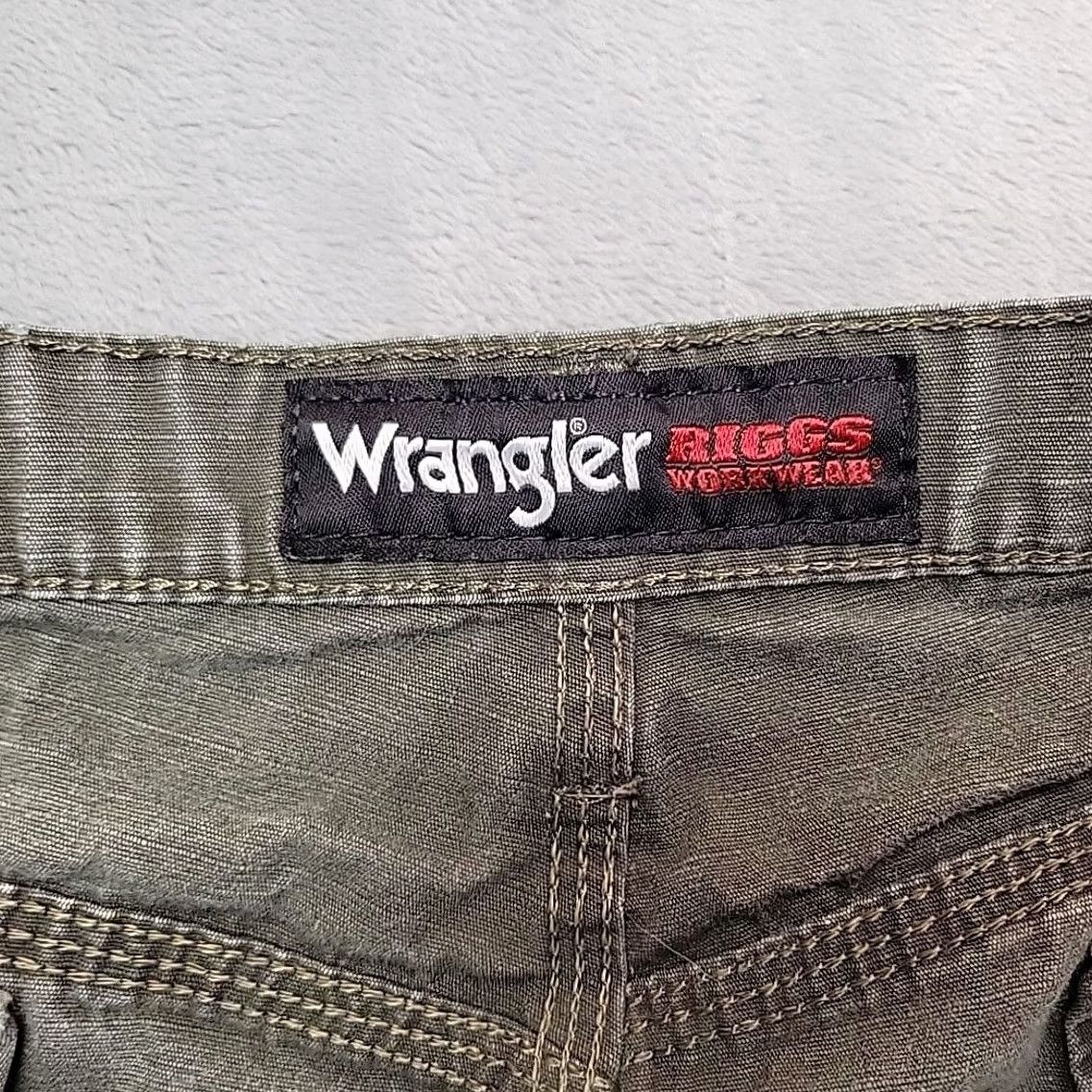 Wrangler Wrangler RIGGS Workwear Cargo Pants Mens 38x30 Green Double Knee Carpenter Workwear Size US 38 / EU 54 - 4 Thumbnail