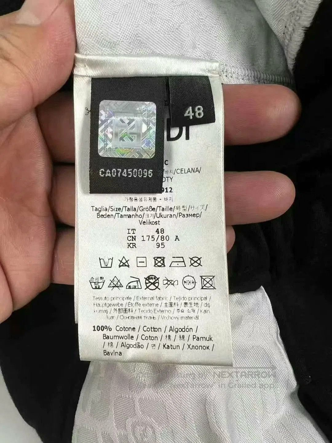 Fendi Fendi Black Logo Sweatpants with Tags. Size US 38 / EU 54 - 5 Thumbnail