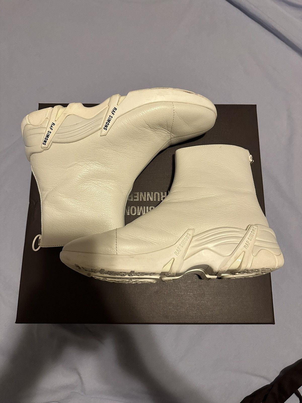 Raf Simons Raf Simons White Cylon Boots EU 40 Size US 8 / EU 41 - 6 Thumbnail