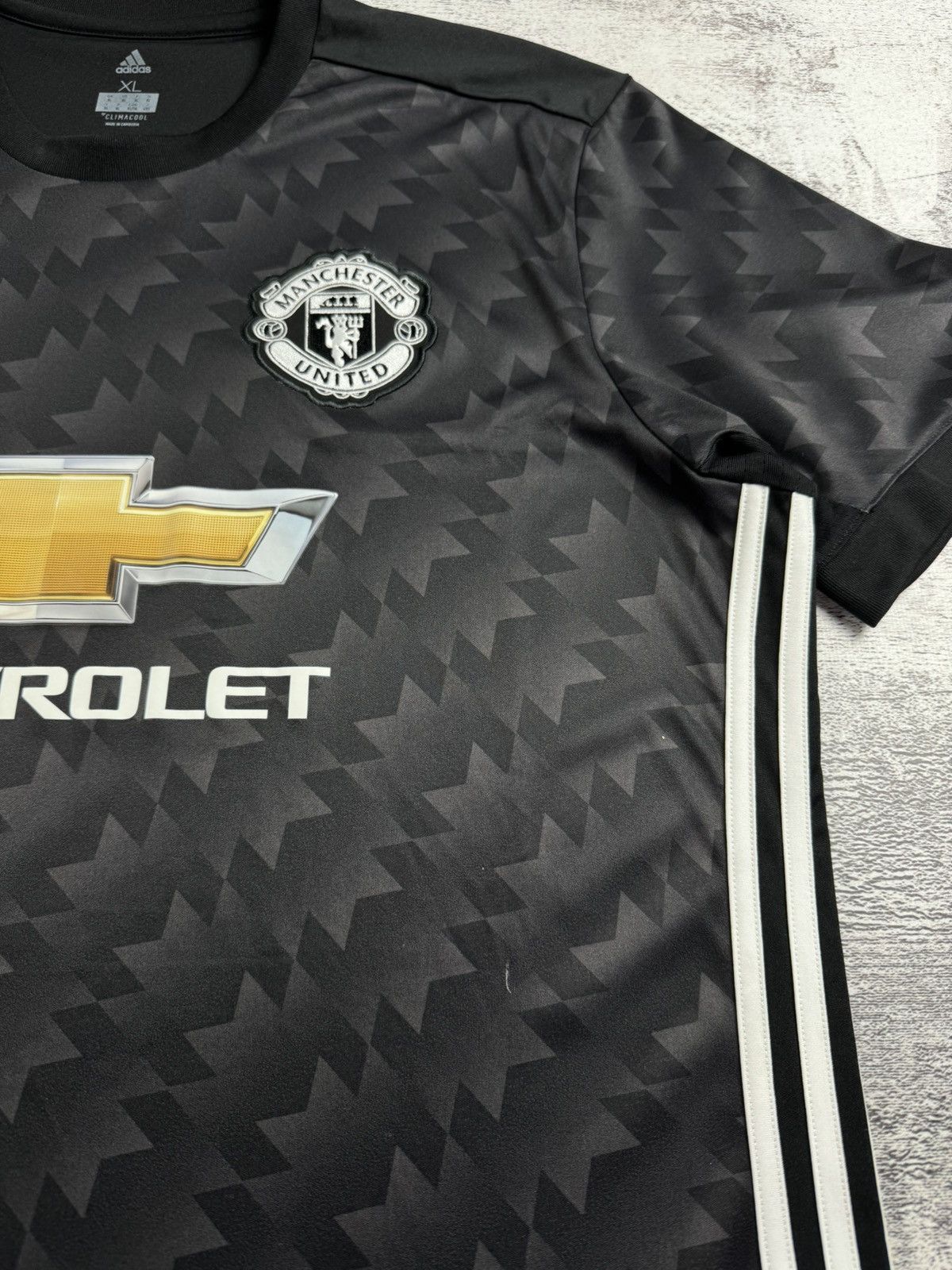 Adidas Manchester United 2017/2018 Football T Shirt Jersey Kit Size US XL / EU 56 / 4 - 10 Thumbnail