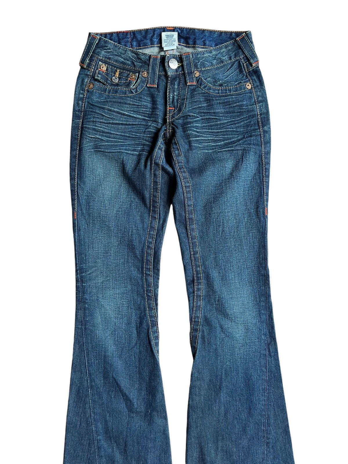 Affliction × Rock Revival × True Religion True Religion Joey Low Rise Flared jeans Size 27" / US 4 / IT 40 - 4 Thumbnail