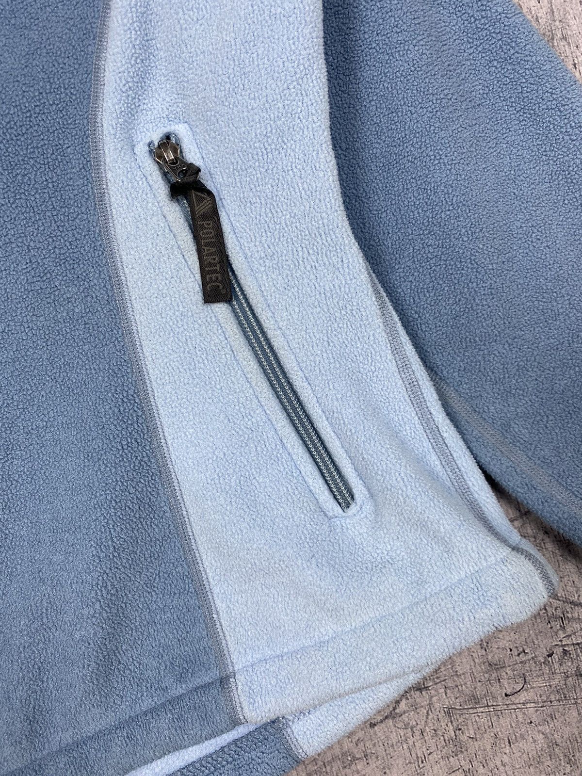 The North Face Vintage The North Face Baby Blue Fleece Jacket Size L / US 10 / IT 46 - 11 Thumbnail