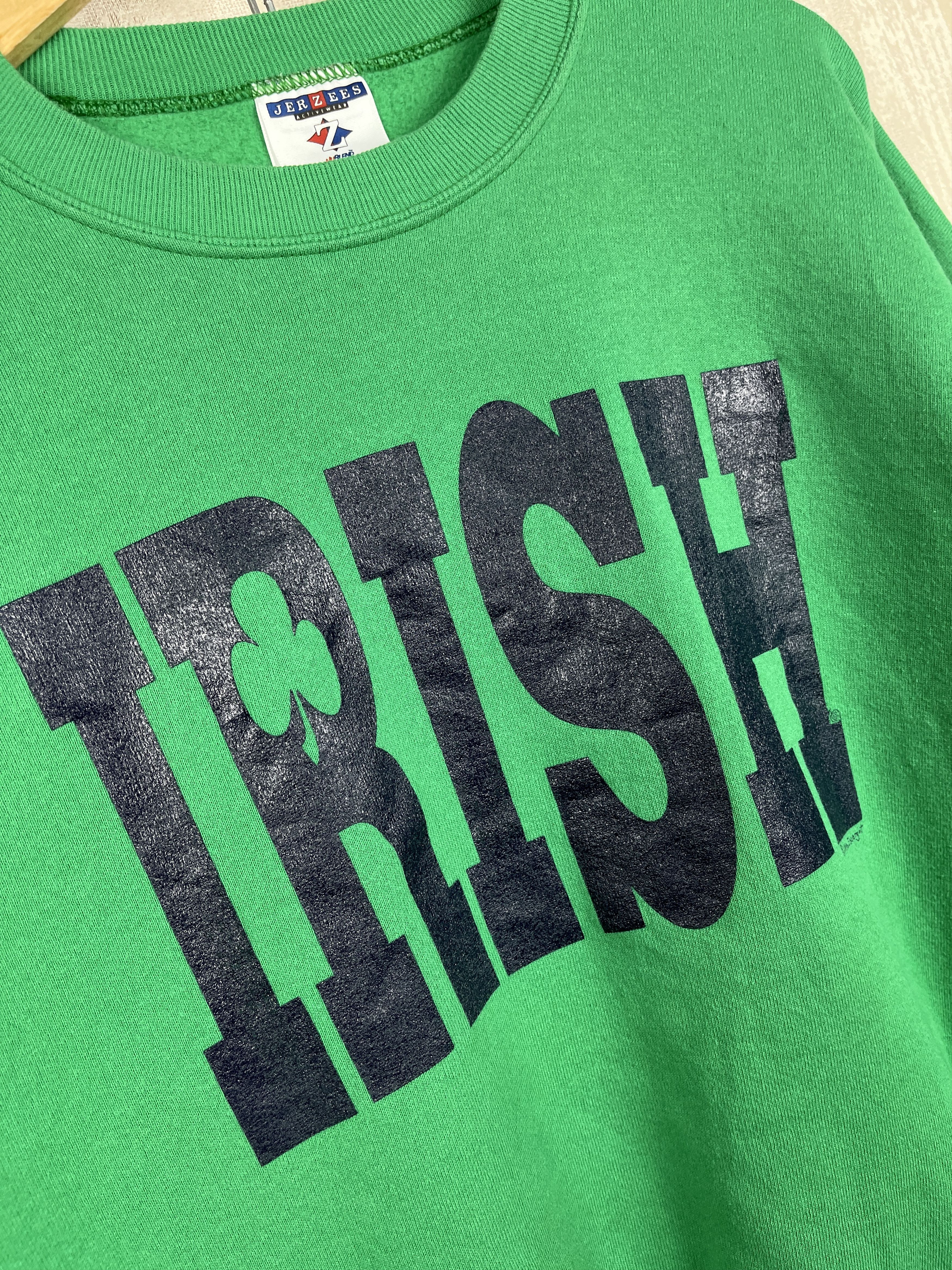 Jerzees Vintage Irish 1996 Escargot Sweatshirt Jerzees Made USA Size US XL / EU 56 / 4 - 6 Thumbnail