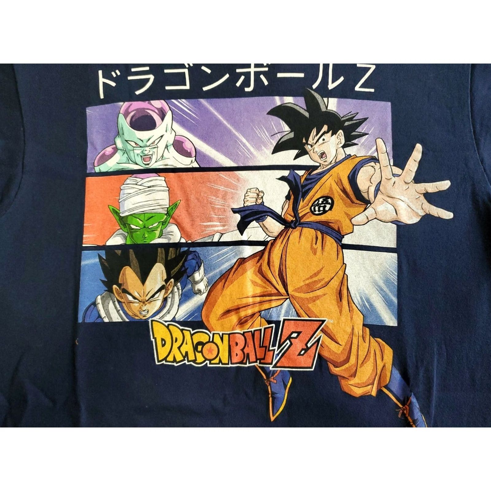 Vintage Funimation Dragonball Z Goku T-Shirt Navy M Shirt Mens Crew Neck Short Sleeve Cotton 100% Graphic Print Anime 90s Theme Size US M / EU 48-50 / 2 - 4 Thumbnail