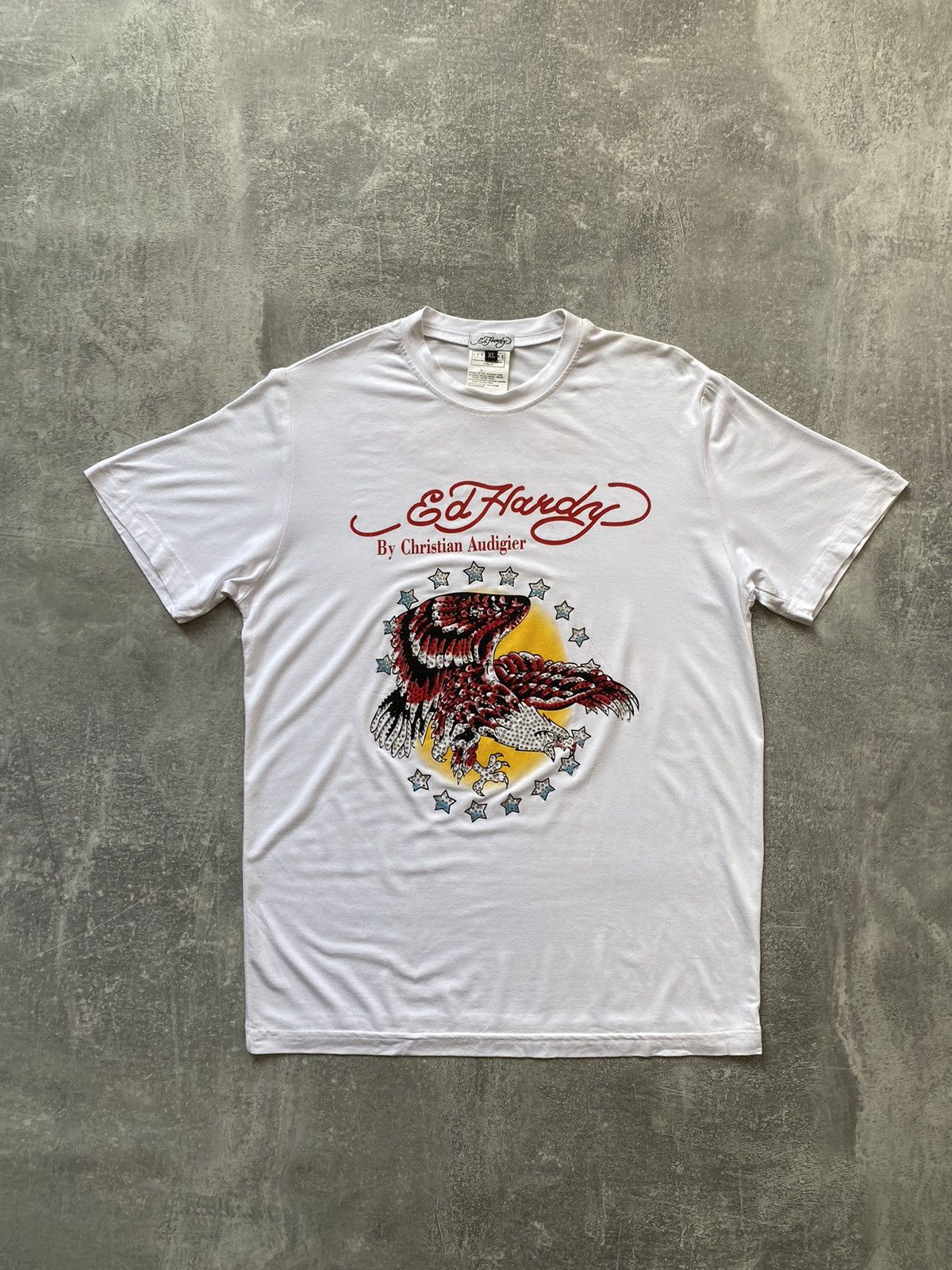 Christian Audigier ED HARDY BY CHRISTIAN AUDIGIER VINTAGE TEE Size US XL / EU 56 / 4 - 1 Thumbnail