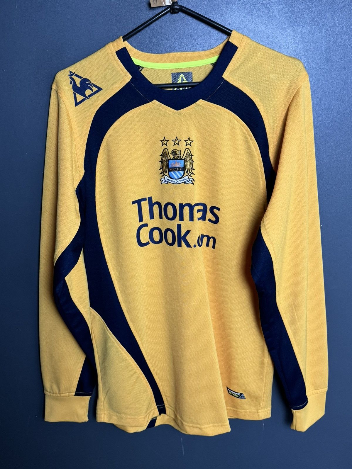 Le Coq Sportif Manchester City 08/09 Goalkeeper Football Long Sleeve Jersey Size US S / EU 44-46 / 1 - 1 Thumbnail