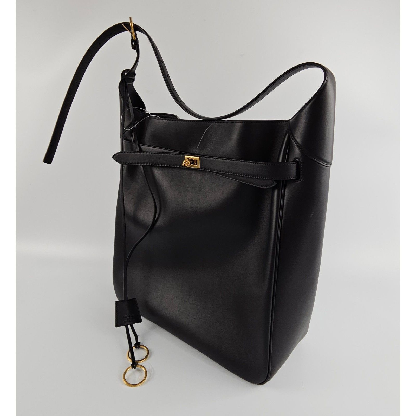 Balenciaga BALENCIAGA Bel Air Large $3990 Black Smooth Calfksin Hobo Ba Size ONE SIZE - 5 Thumbnail