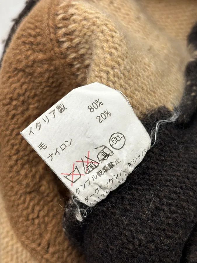 Dirk Bikkembergs Dirk Bikkembergs Camel & Brown Wool Sweater Size US M / EU 48-50 / 2 - 10 Thumbnail