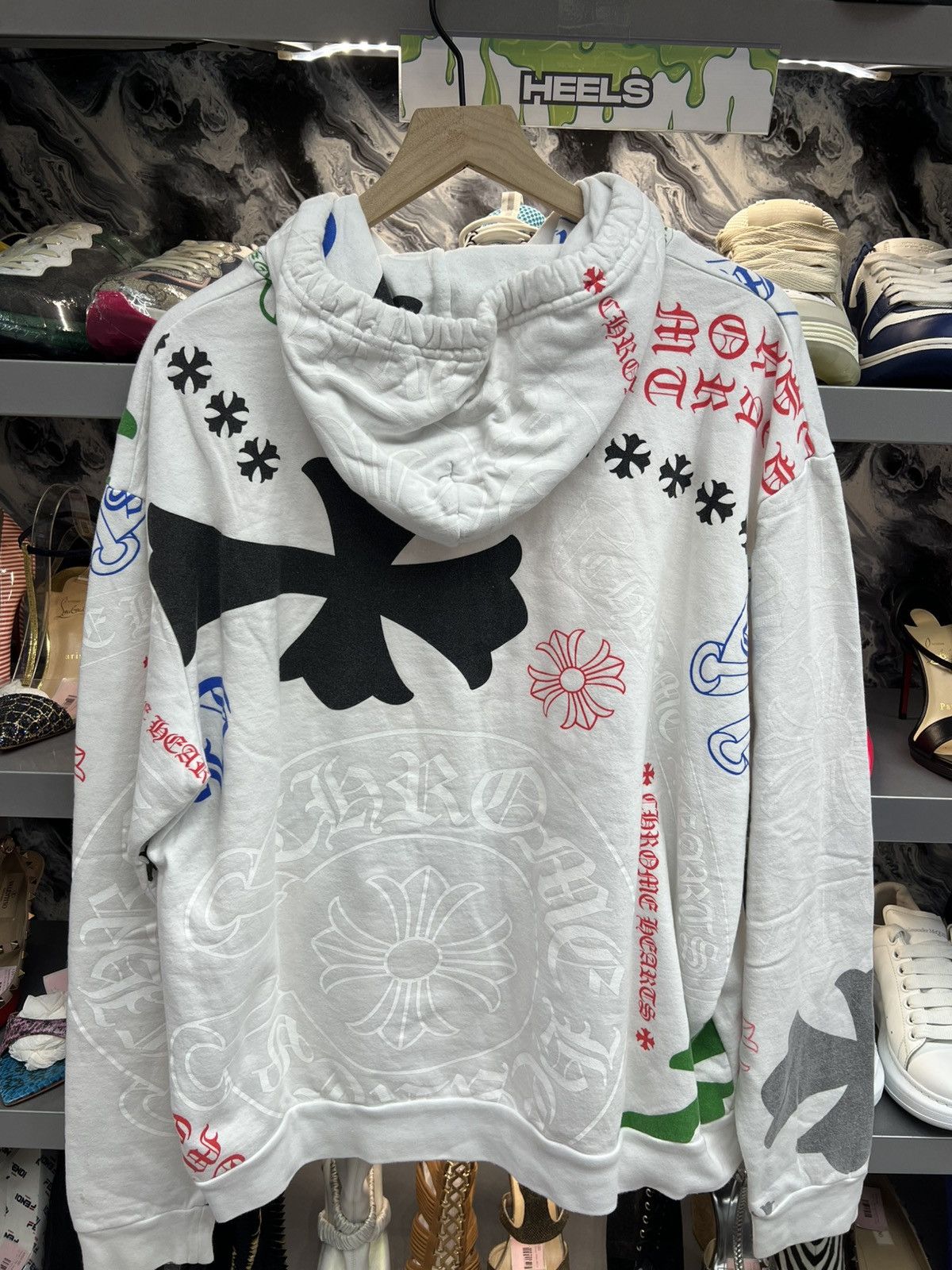 Chrome Hearts Chrome Hearts Stencil Multicolor Hoodie Size US M / EU 48-50 / 2 - 2 Thumbnail