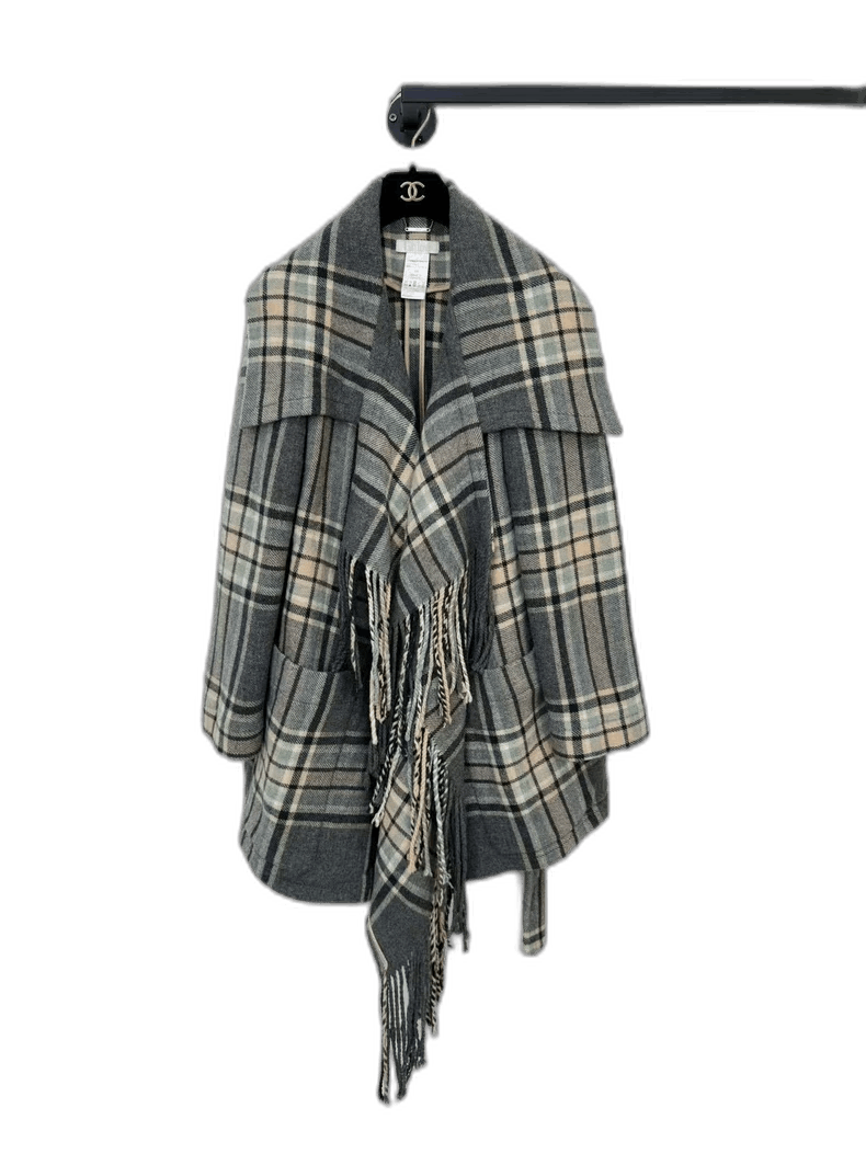 Chloe Chloe Wool Coat with Fringed Design Size XL / US 12-14 / IT 48-50 - 1 Thumbnail