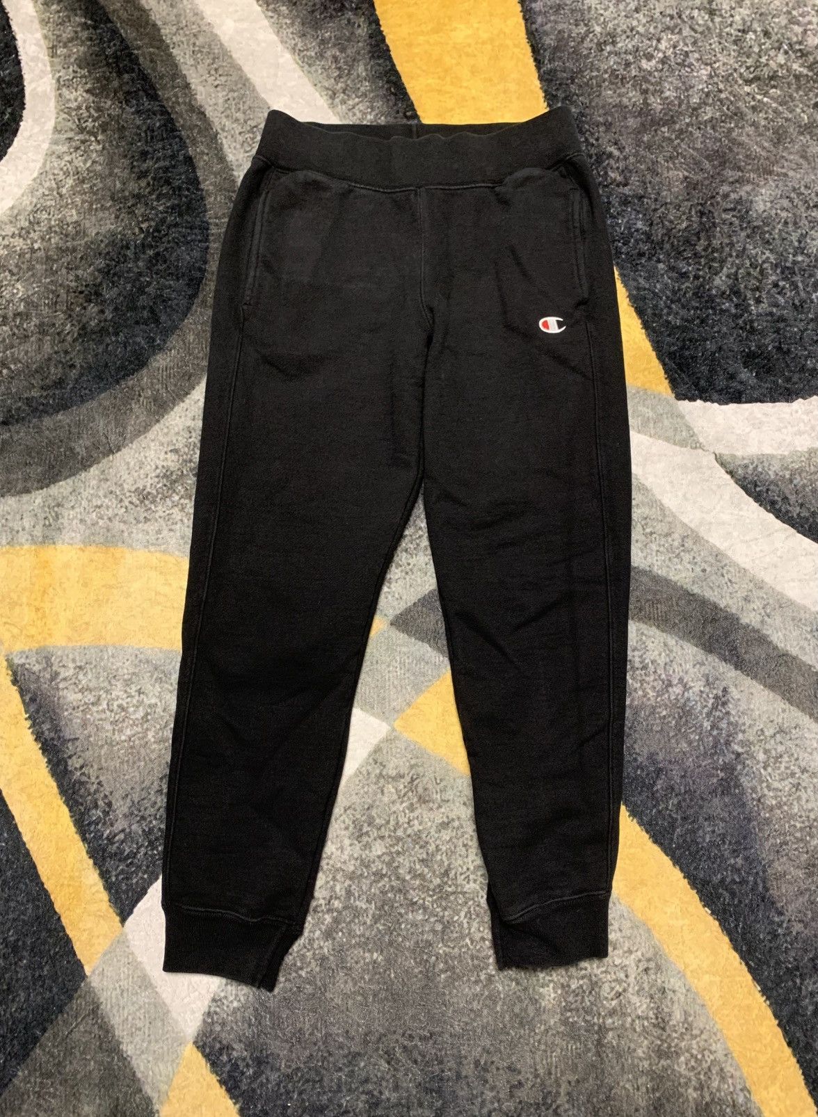 Champion Champion Sweatpants Black Reverse Weave Size ONE SIZE - 1 Thumbnail
