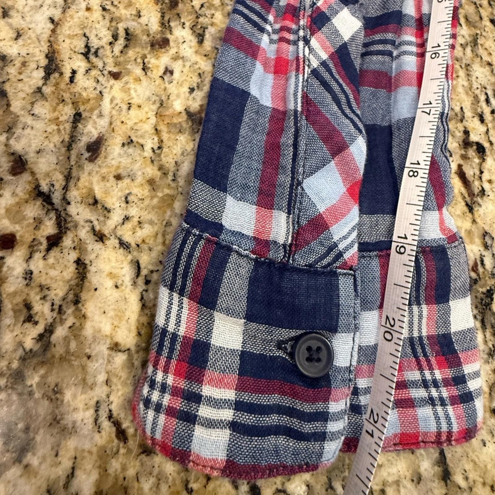 Other Allison Joy double sided plaid button up top SZ XS Size XS / US 0-2 / IT 36-38 - 10 Thumbnail