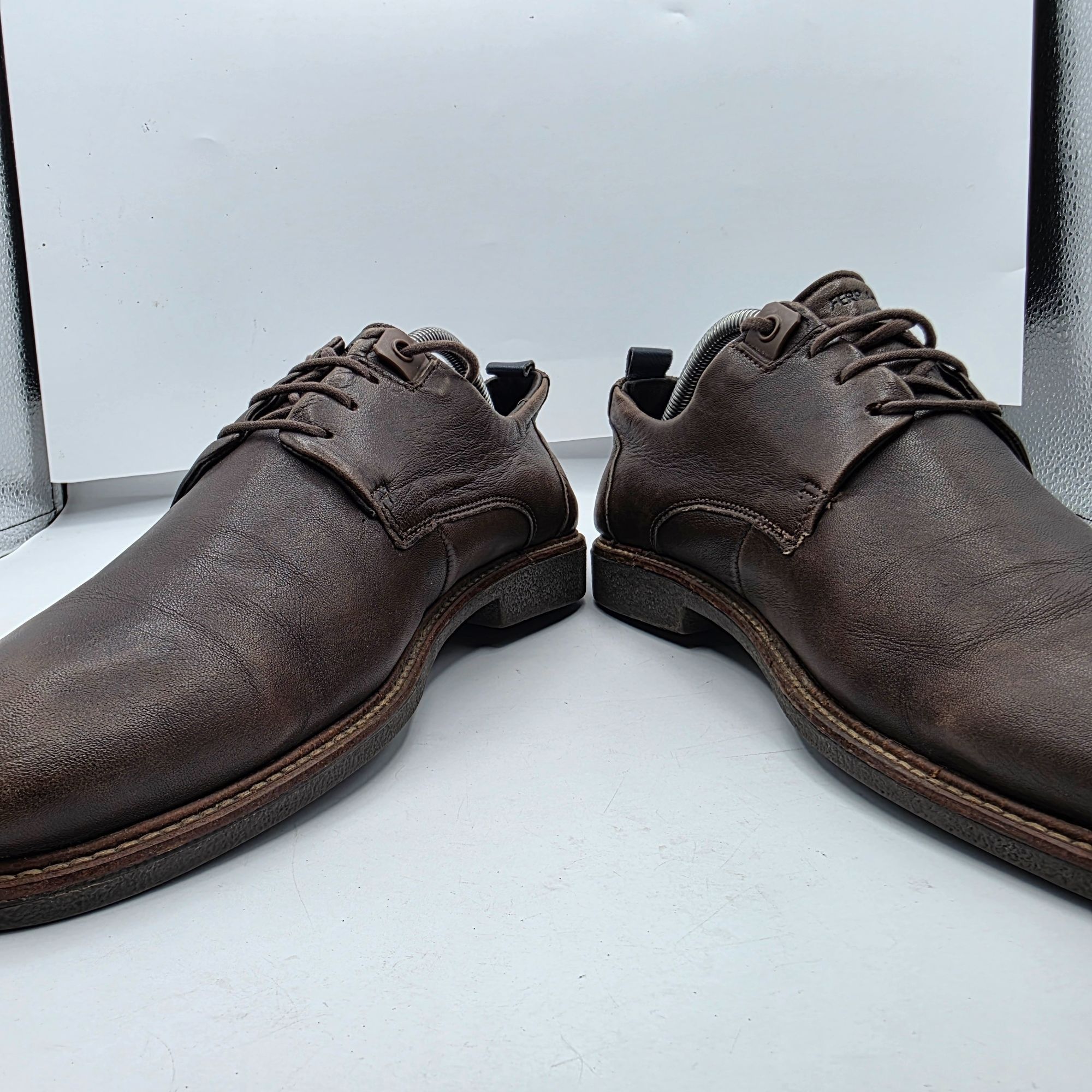 Other Ferracini 24h Mens Size 9 Brown Leather Oxford Shoes Casual Size US 9 / EU 42 - 2 Thumbnail