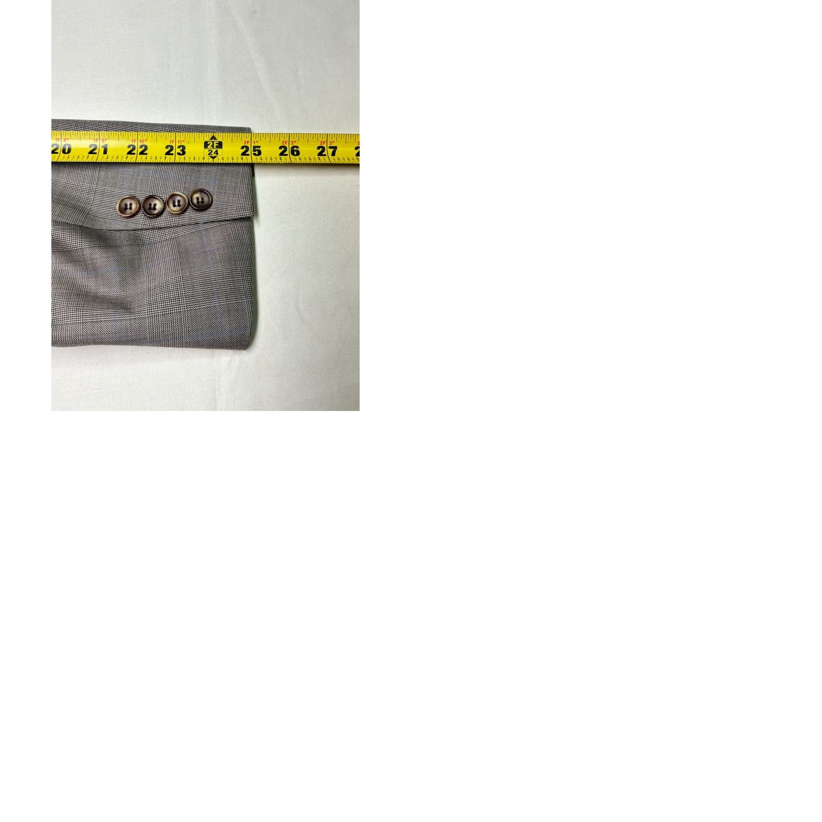 Brooks Brothers Brooks Brothers Blazer Men 42L Wool Plaid Gray 1818 Fitzgerald 1818 Blazer Italy Button Lined Tweed Suit Jacket Size 42R - 9 Thumbnail