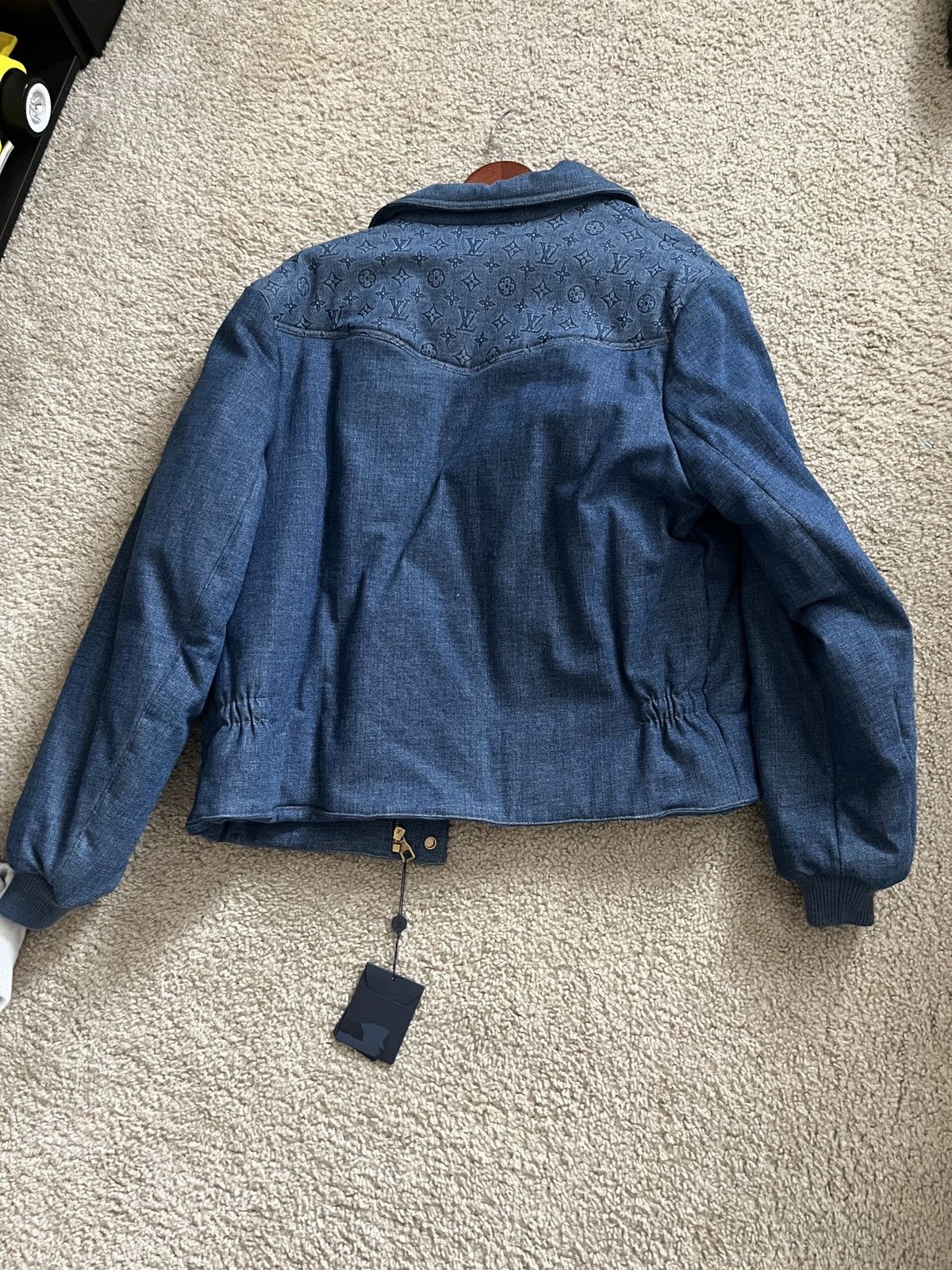 Louis Vuitton Monogram Padded Denim Jacket Size US L / EU 52-54 / 3 - 2 Thumbnail