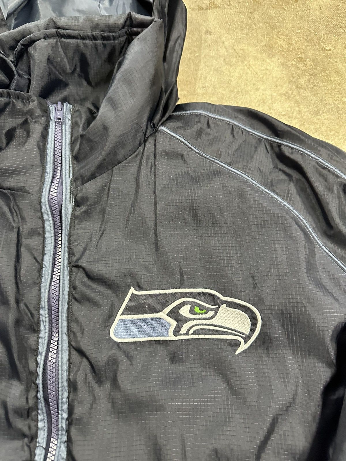 NFL Crazy Y2K NFL Seattle Seahawks Windbreaker Jacket Size US L / EU 52-54 / 3 - 5 Thumbnail