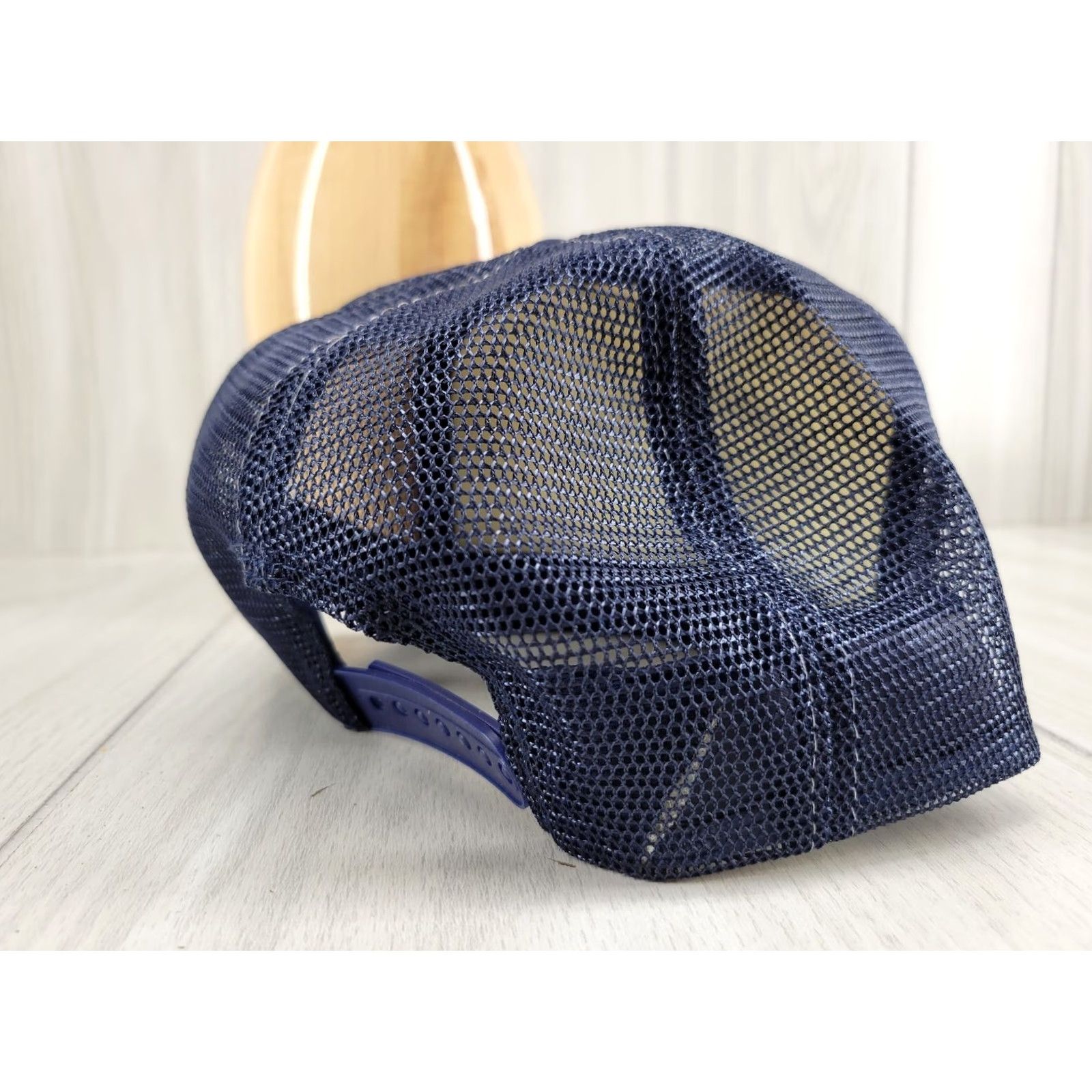Vintage VINTAGE Operation Desert Storm Hat Snapback Blue Trucker Adjustable Men Blues Storm Hat Size ONE SIZE - 6 Thumbnail