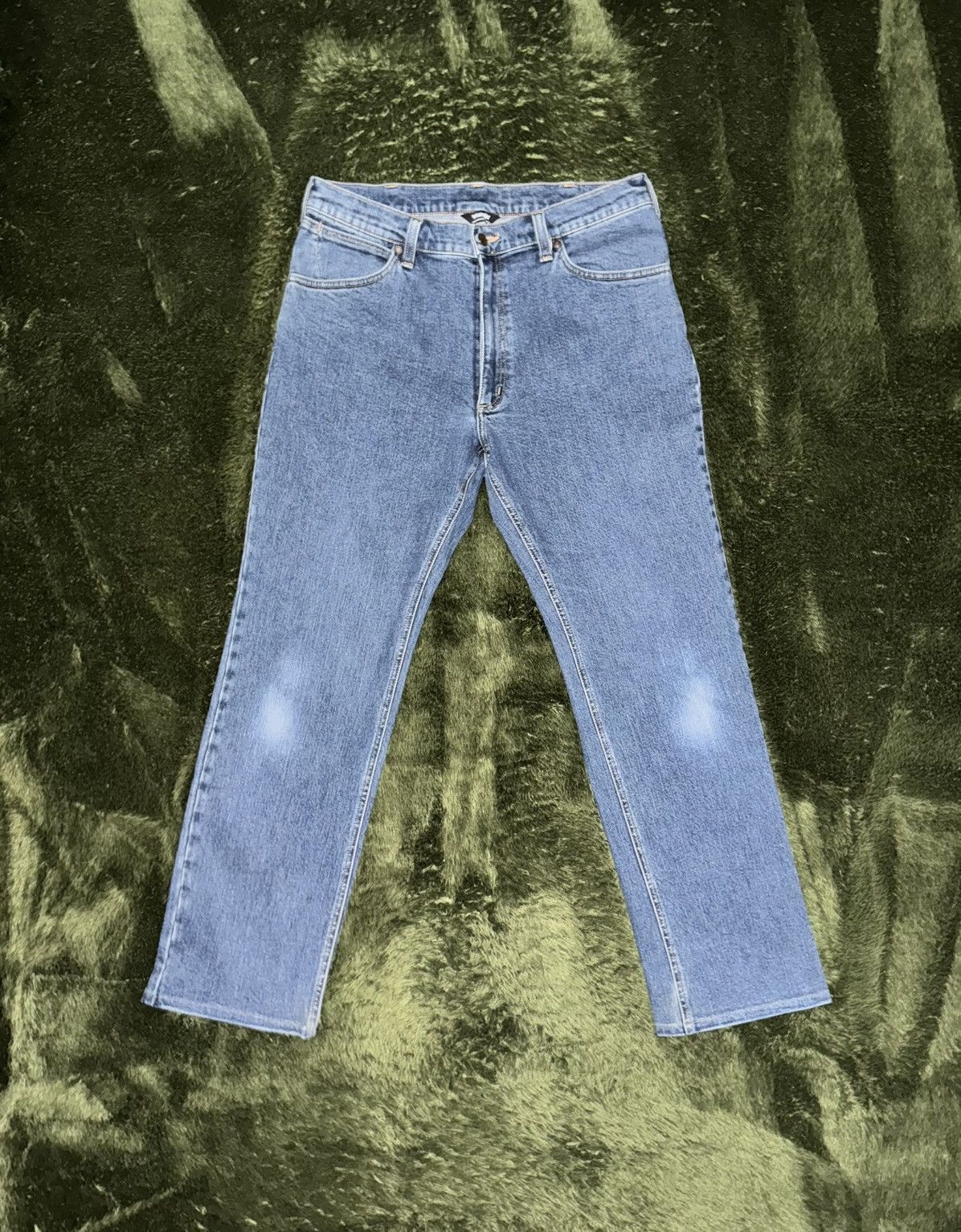 Wrangler [33] wrangler japan relaxed fit washed denim pants mid indig Size US 33 - 1 Thumbnail