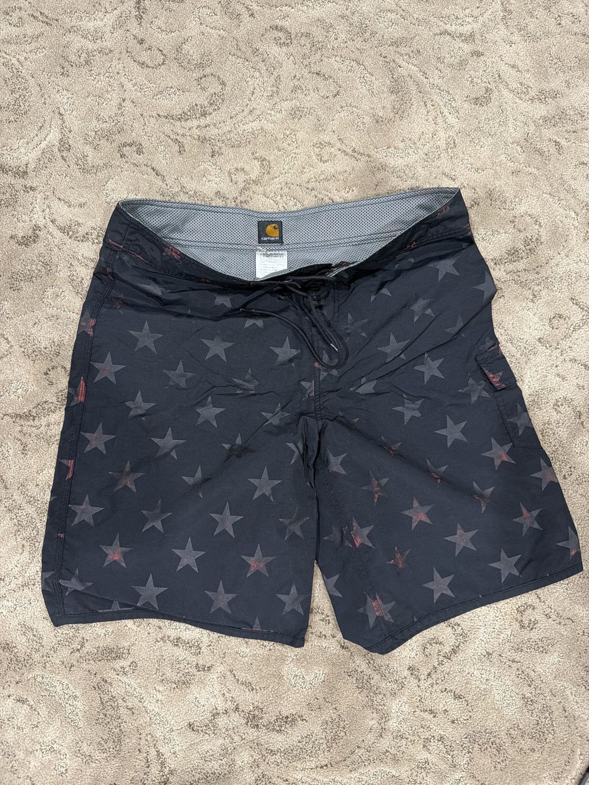 Carhartt Carhartt black stars swim shorts Size US 30 / EU 46 - 3 Thumbnail