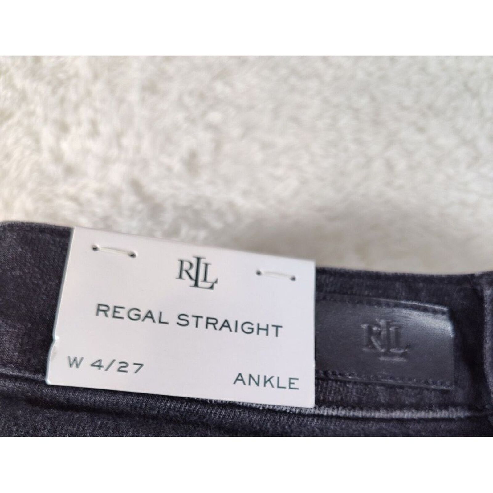 Ralph Lauren Lauren Ralph Lauren Regal Womens Black Jeans Size 4 Slim Size 27" / US 4 / IT 40 - 3 Thumbnail
