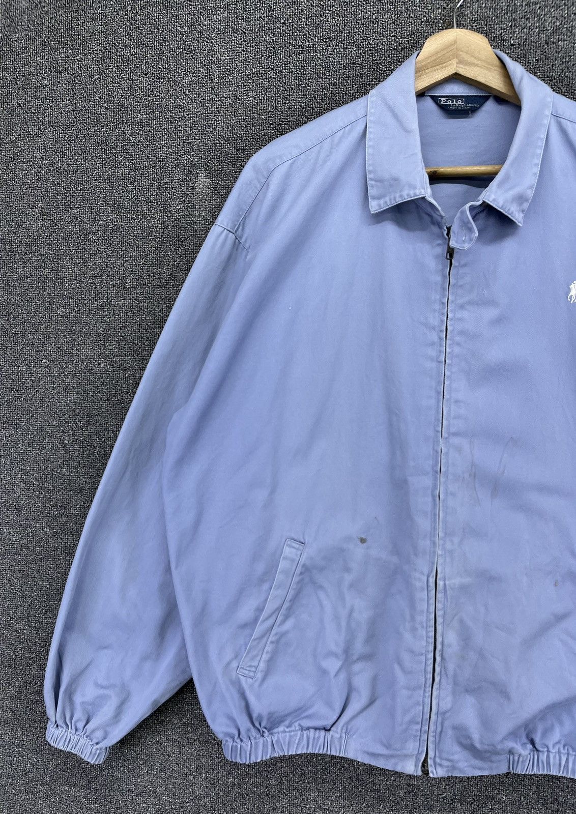 Polo Ralph Lauren Vintage Polo Ralph Lauren Made In USA Zip Up Rare Jacket Size US L / EU 52-54 / 3 - 5 Thumbnail