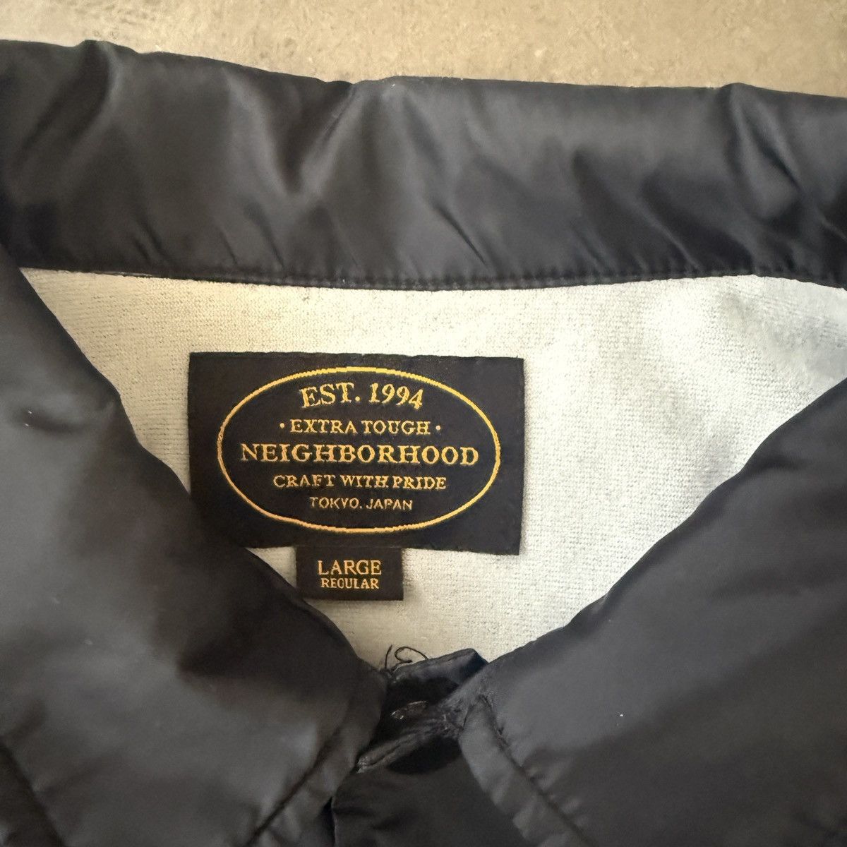 Neighborhood Neighborhood Extra Tough Black Coach Jacket 2015 Size US L / EU 52-54 / 3 - 5 Thumbnail