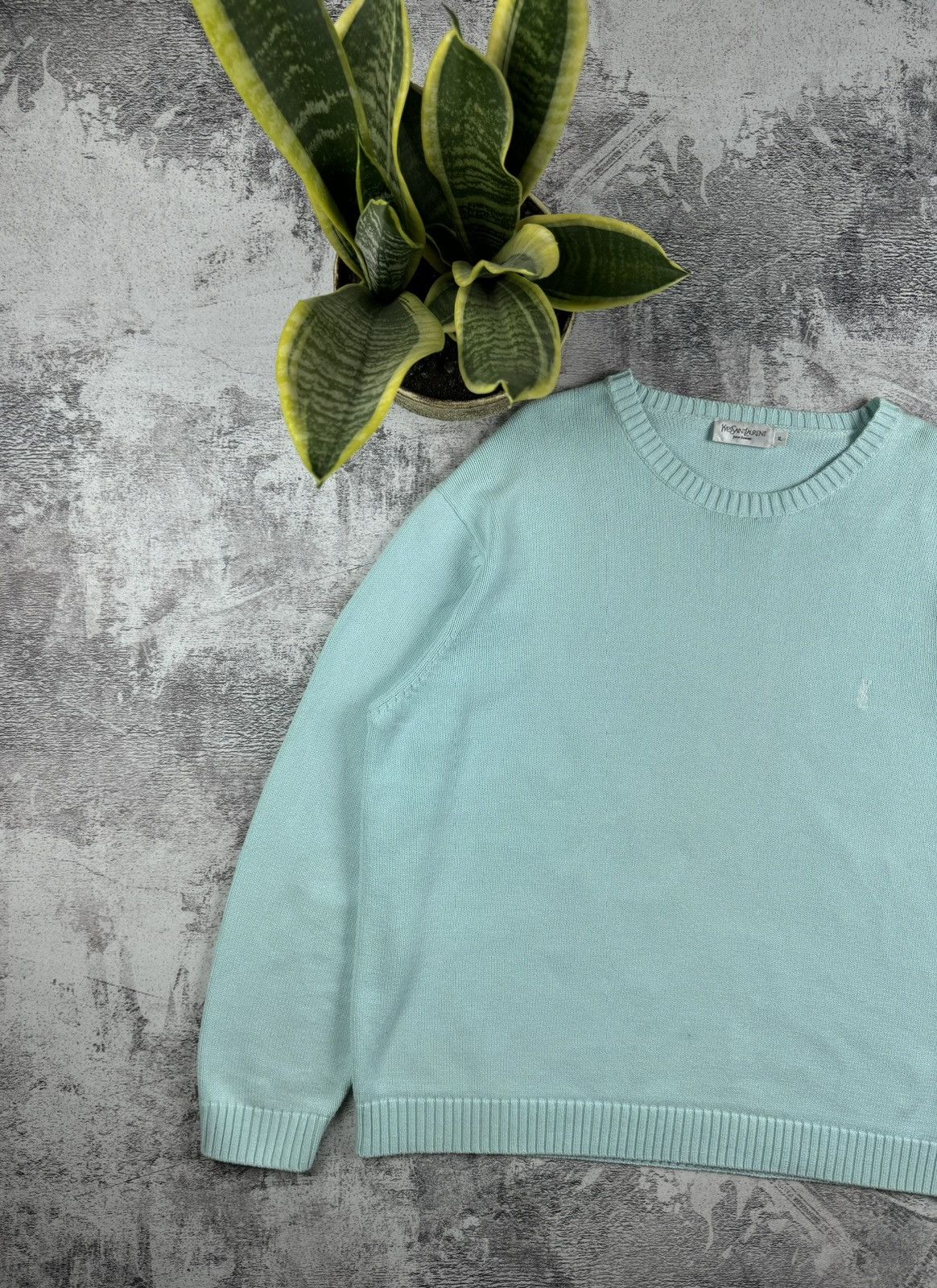 Yves Saint Laurent Vintage 90S Yves Saint Laurent Paris YSL Mint Sweater Size US XL / EU 56 / 4 - 2 Thumbnail