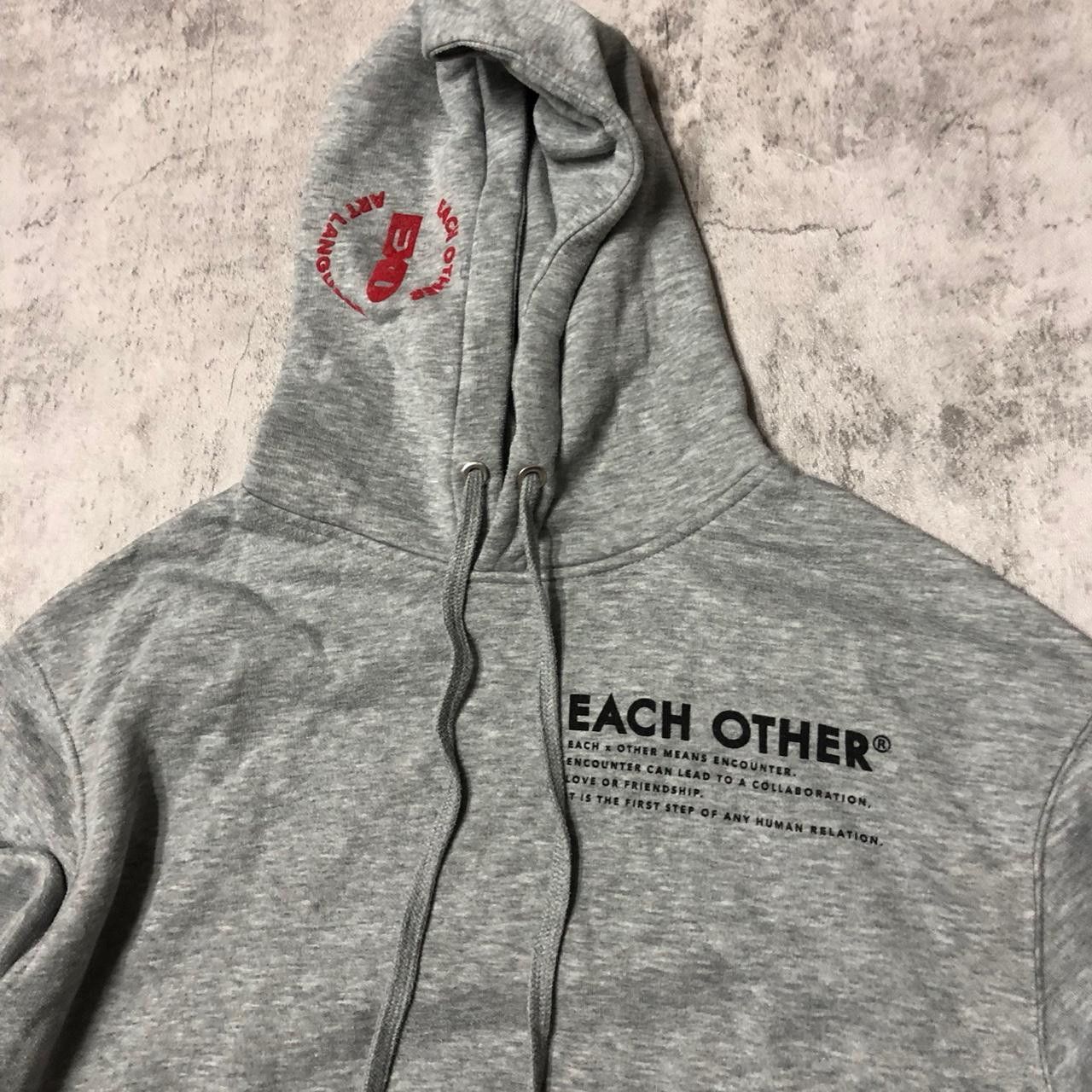 Other Grey and red "Each Other" hoodie Size US M / EU 48-50 / 2 - 2 Thumbnail
